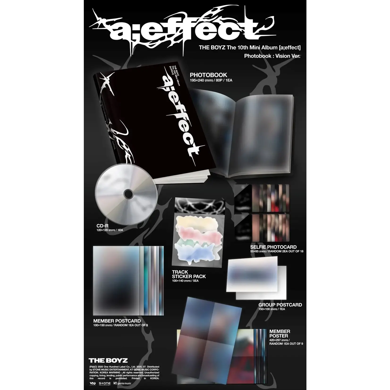 The Boyz THE BOYZ - The 10th Mini Album [a;effect] (Photobook Ver.) + Random Photocard (APPLEMUSIC)