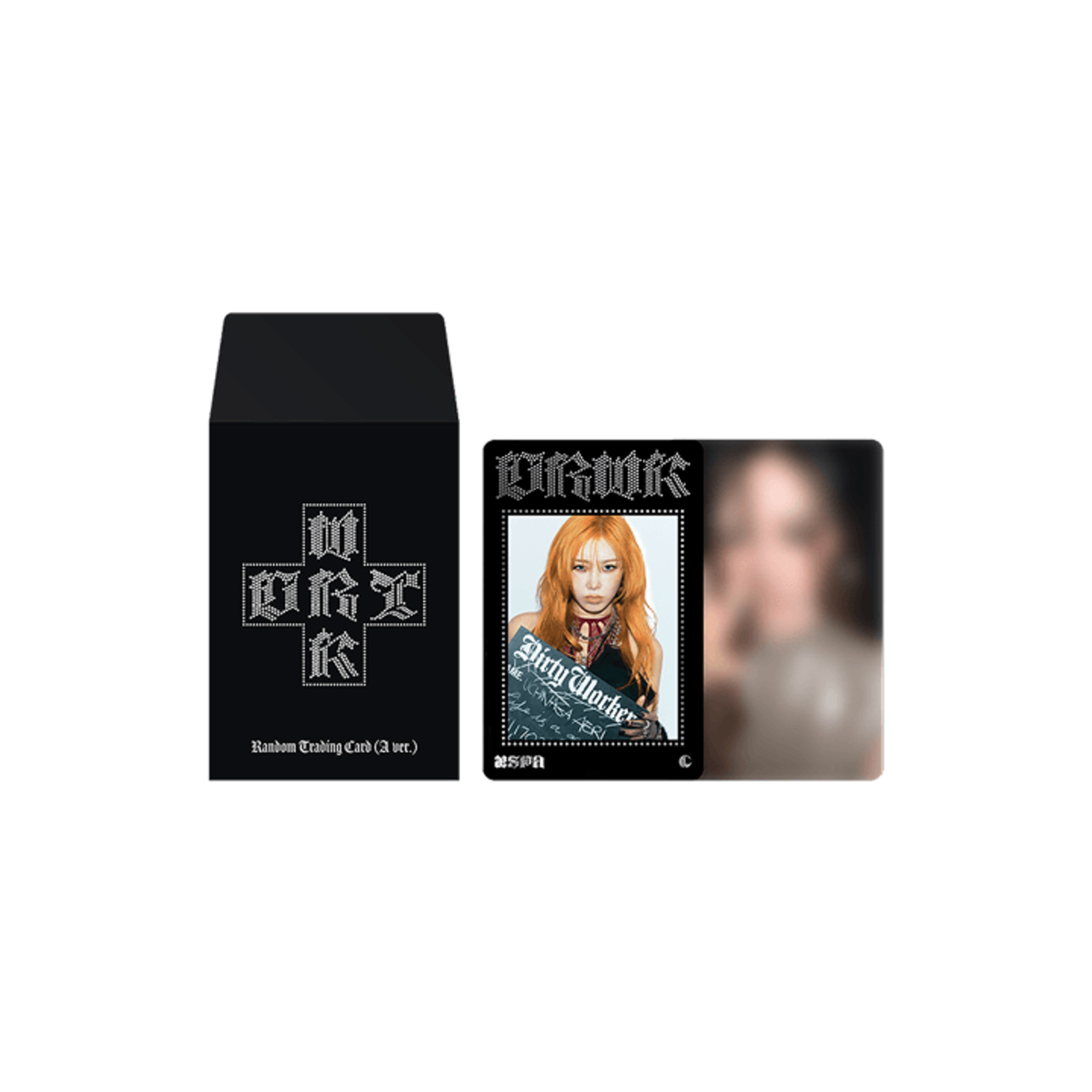 Aespa aespa - [Dirty Work] RANDOM TRADING CARD SET A