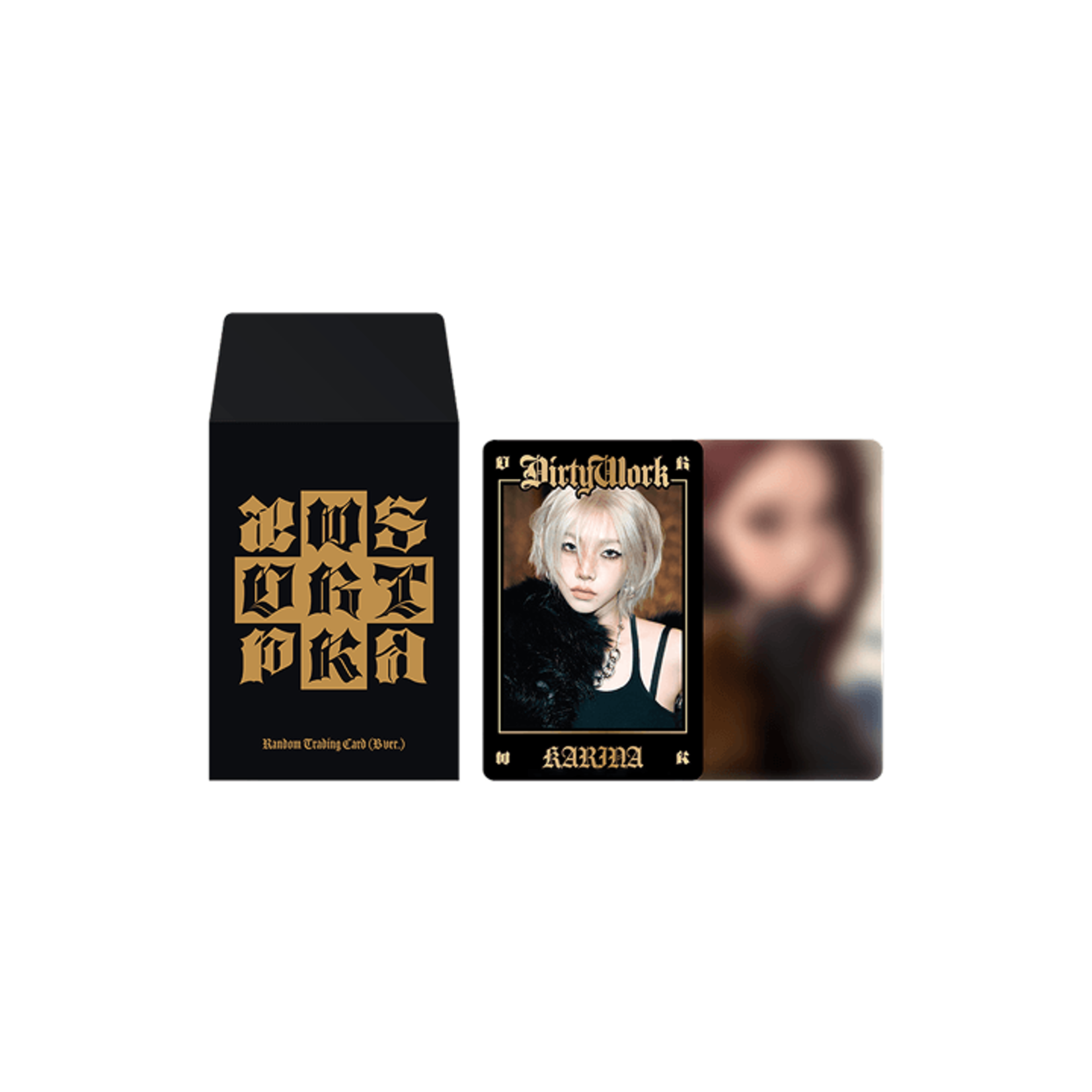 Aespa aespa - [Dirty Work] RANDOM TRADING CARD SET B