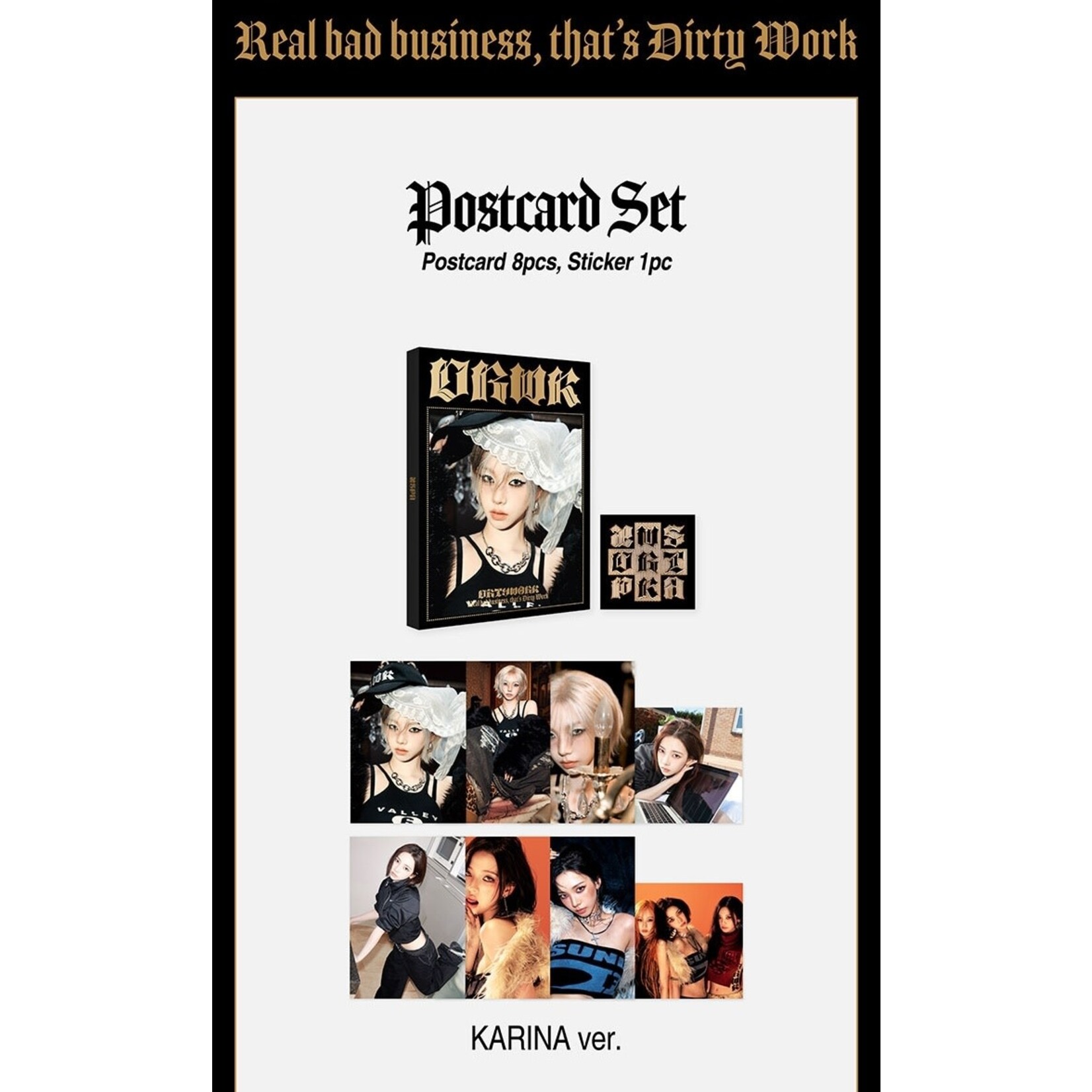 Aespa aespa - [Dirty Work] POSTCARD SET