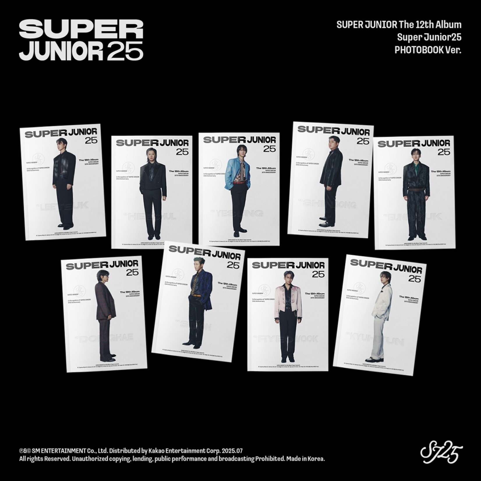 Super Junior SUPER JUNIOR - 12th Album [Super Junior25] (Photobook Ver.)