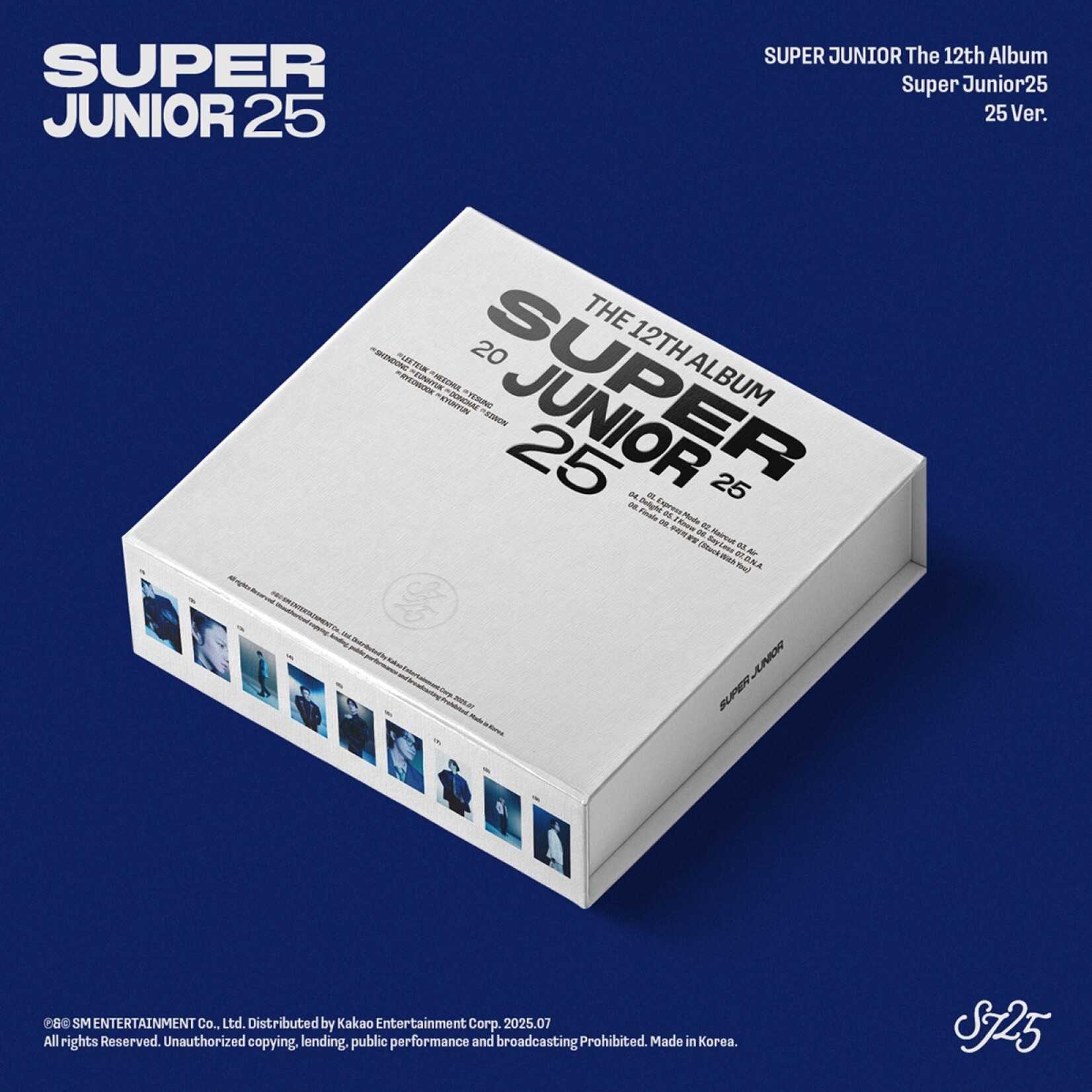 Super Junior SUPER JUNIOR - 12TH ALBUM [SUPER JUNIOR25] (25 VER.)