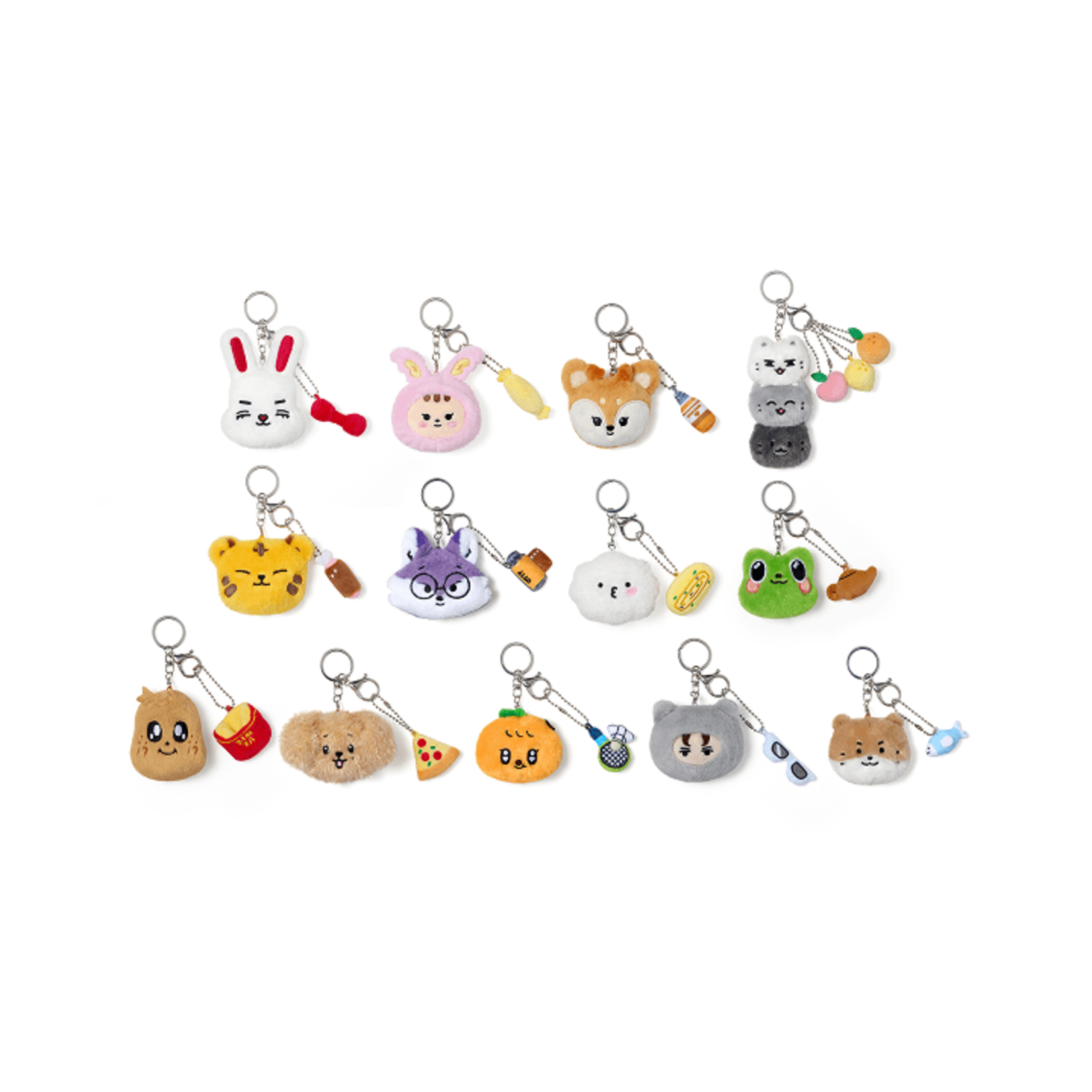 Seventeen SEVENTEEN - 'MINITEEN' Face Plush Keyring