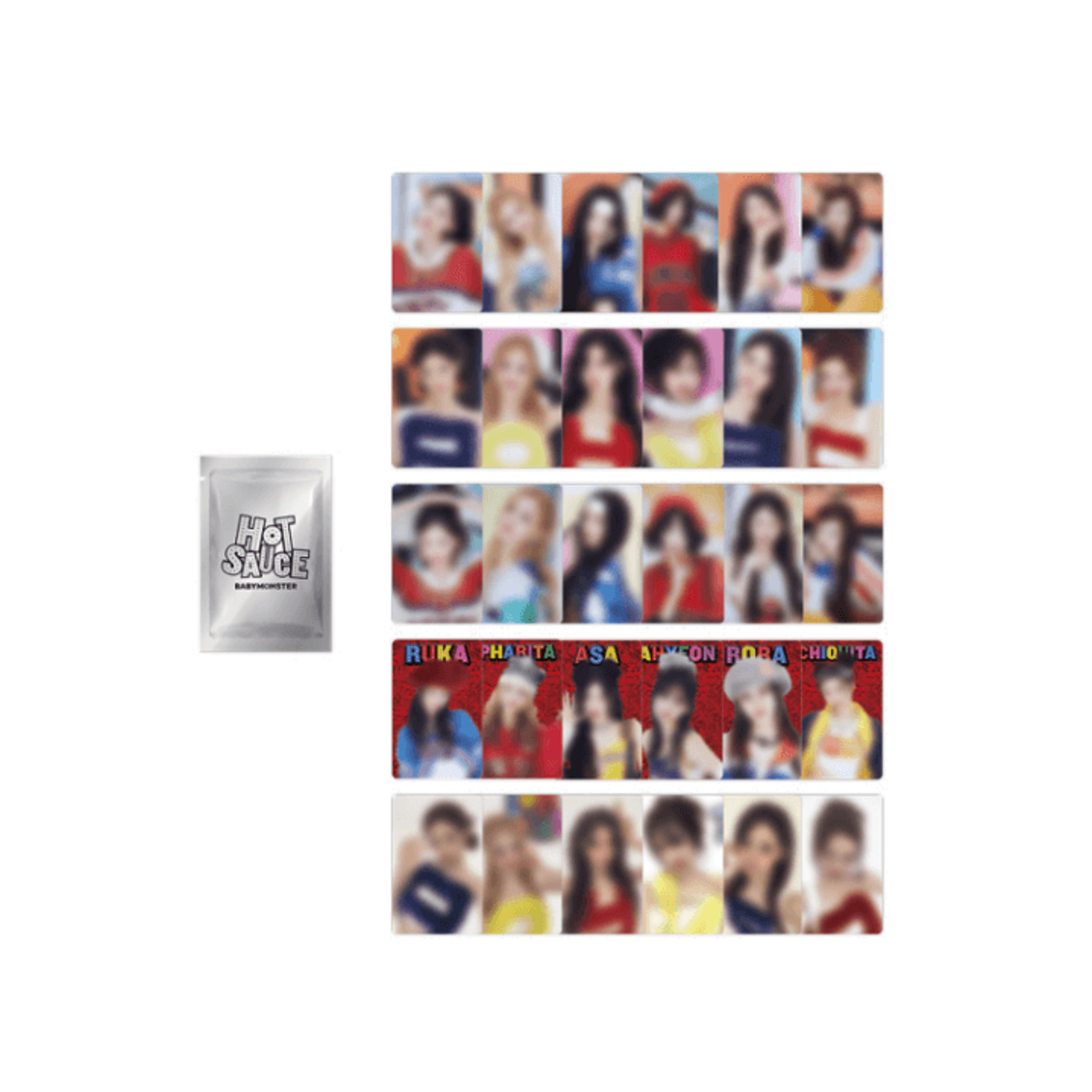 BABYMONSTER BABYMONSTER - [HOTSAUCE] BABYMONSTER TRADING PHOTOCARD