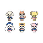Ive IVE - 2025 IVE MINIVE SCHOOL MINIVE SCHOOL PLUSH KEYRING