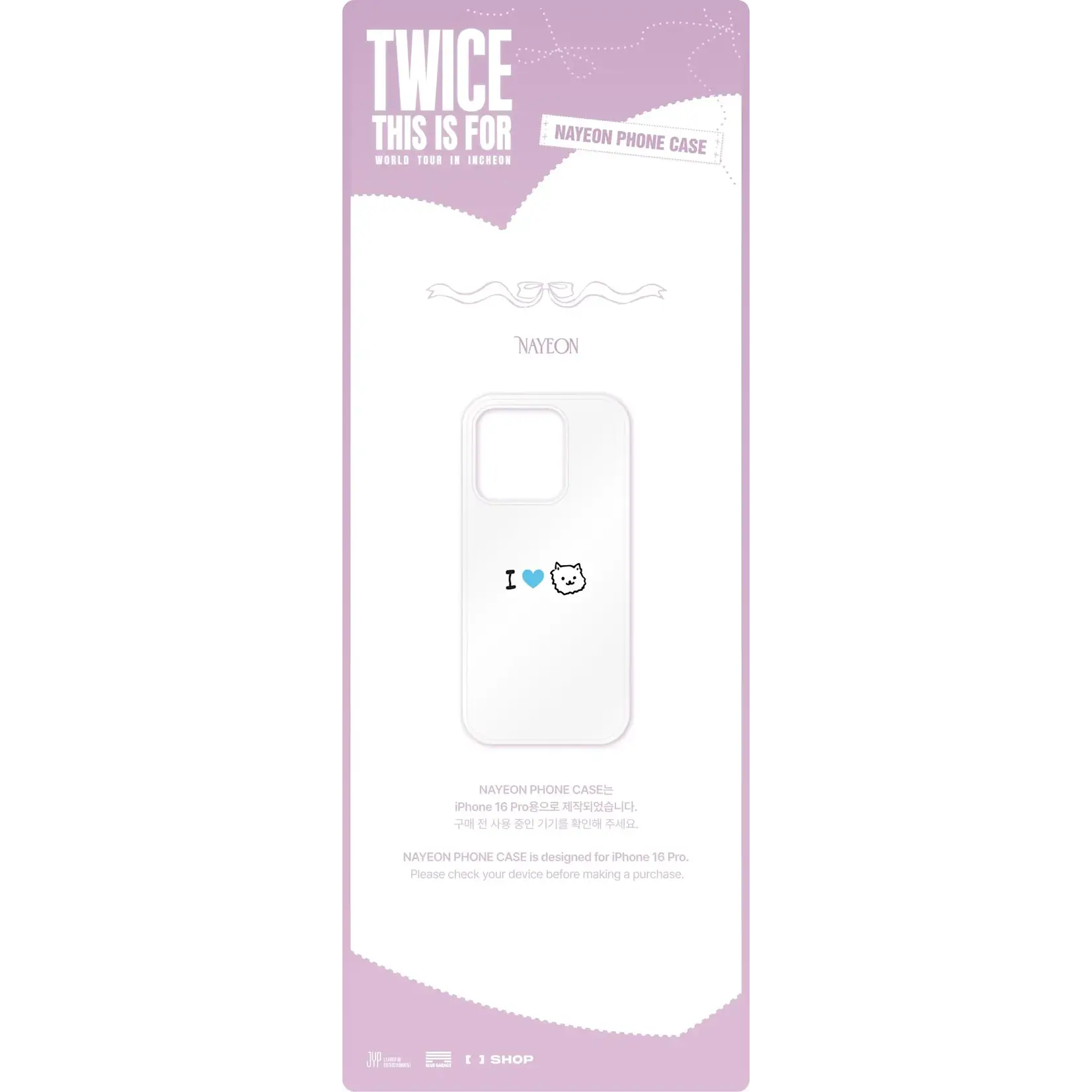 Twice TWICE -  WORLD TOUR IN INCHEON NAYEON PHONE CASE