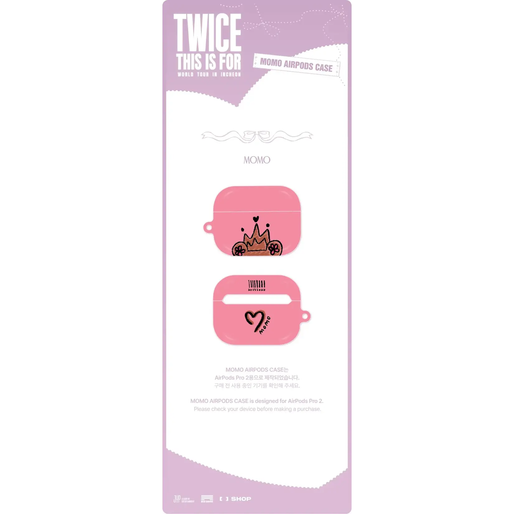 Twice TWICE -  WORLD TOUR IN INCHEON MOMO AIRPODS CASE