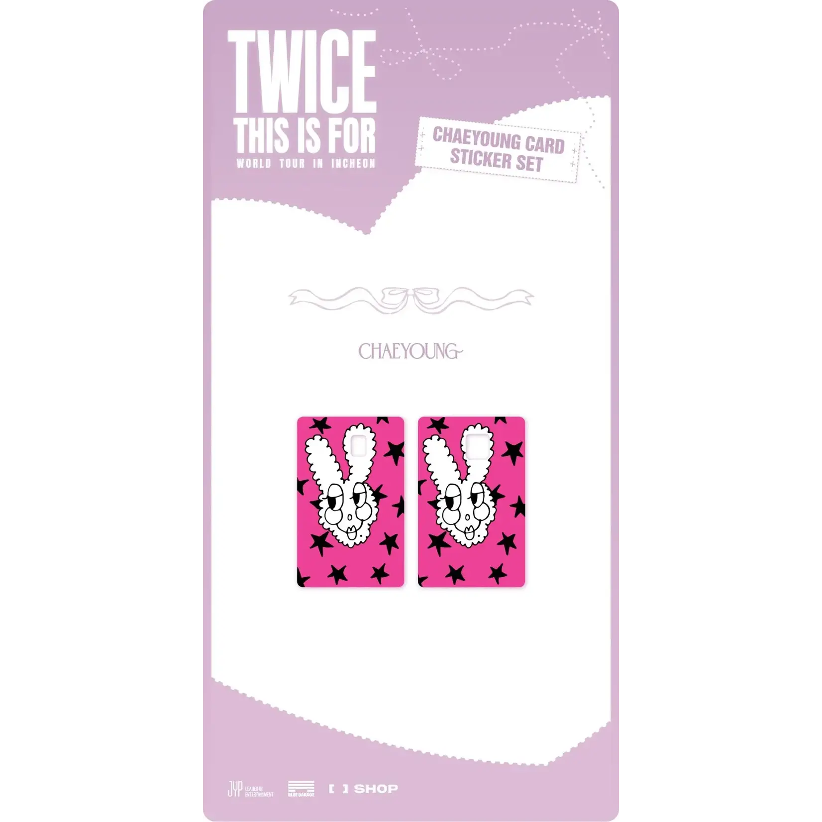 Twice TWICE -  WORLD TOUR IN INCHEON CHAEYOUNG CARD STICKER SET