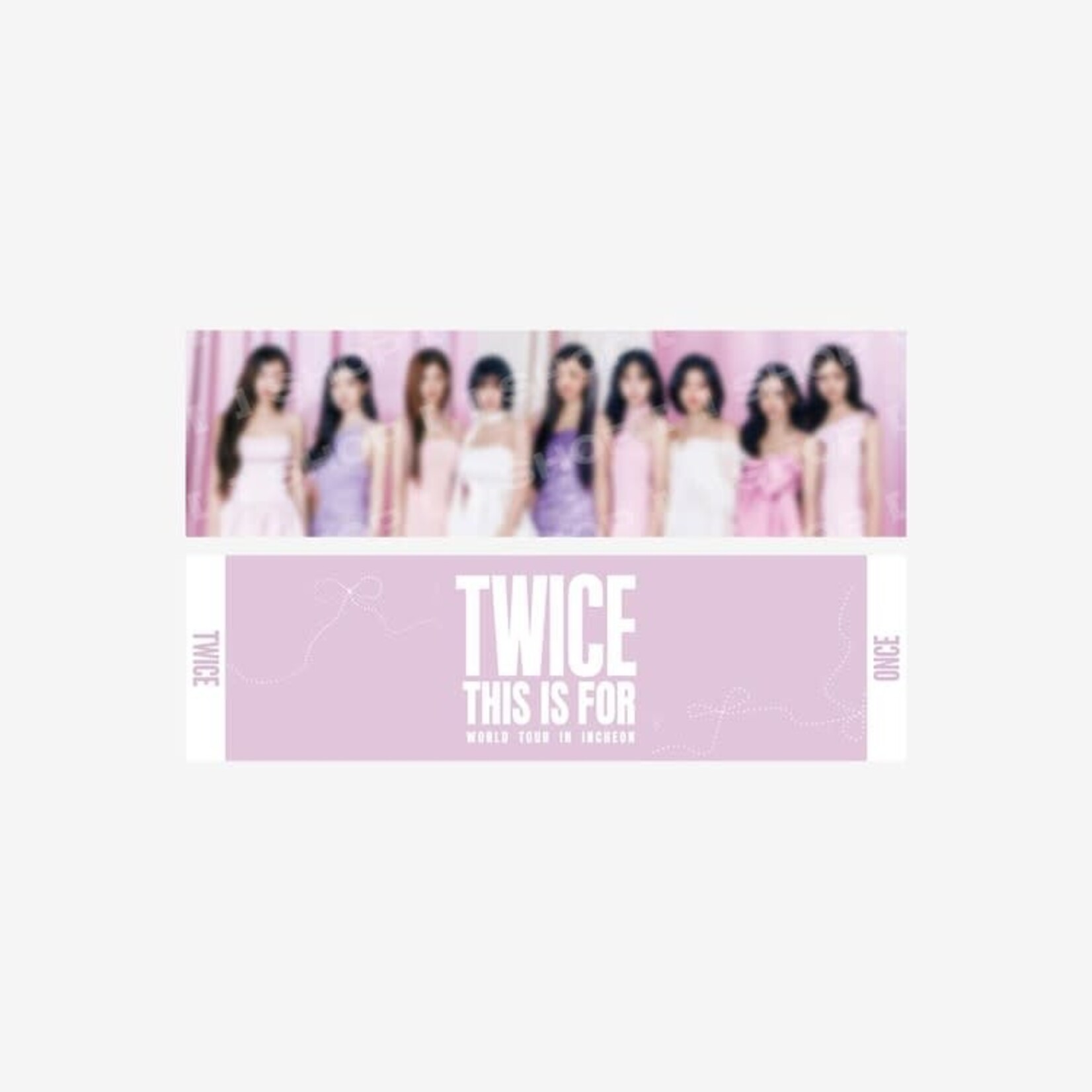 Twice TWICE -  WORLD TOUR IN INCHEON PHOTO SLOGAN