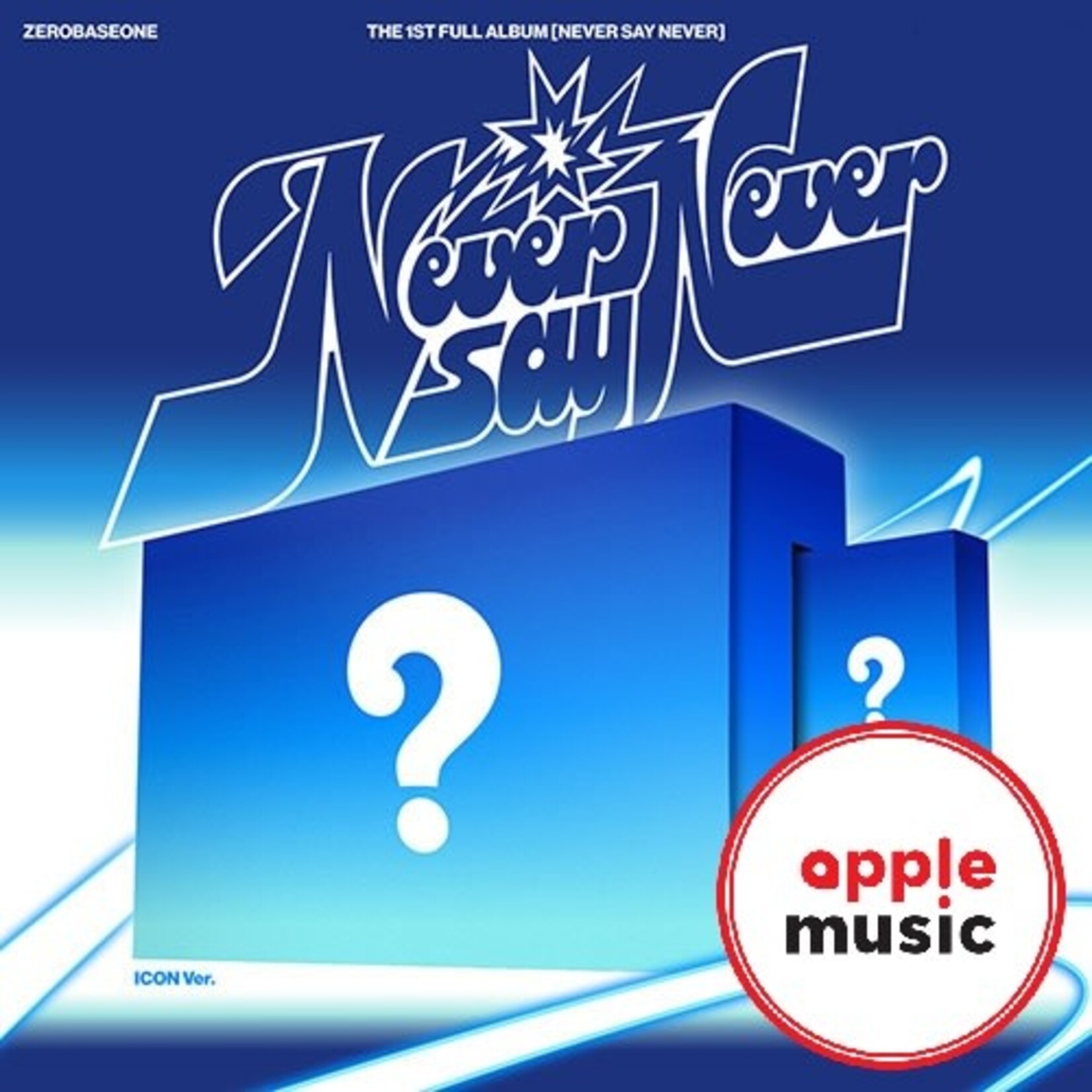 ZeroBaseOne ZEROBASEONE - THE 1ST FULL ALBUM [NEVER SAY NEVER] (PHOTOBOOK Ver.) + Random Photocard (APPLEMUSIC)