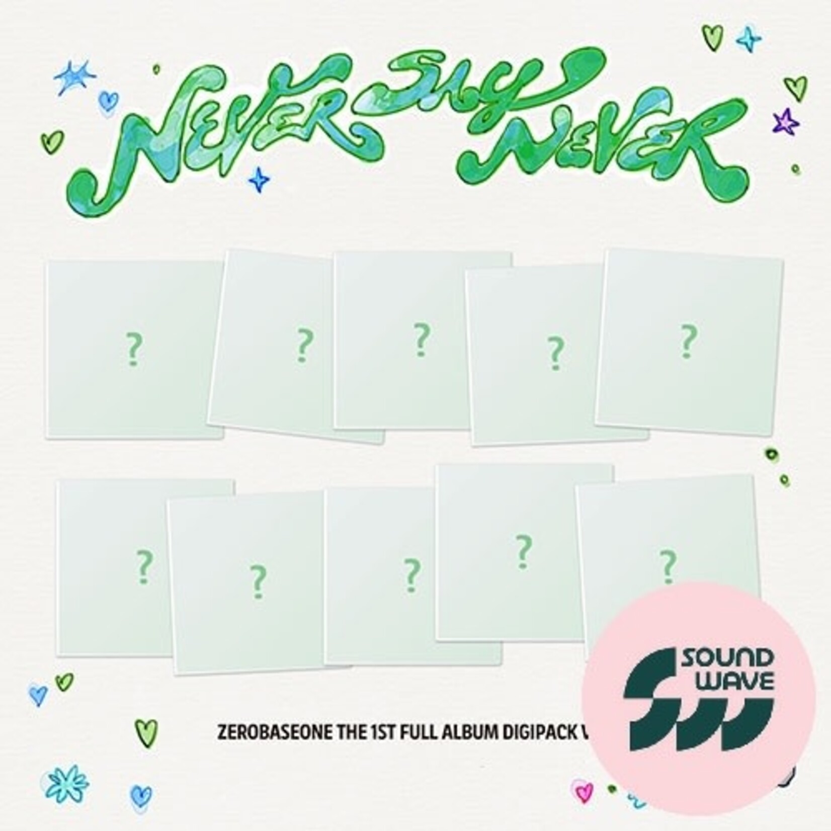 ZeroBaseOne ZEROBASEONE - THE 1ST FULL ALBUM [NEVER SAY NEVER] (DIGIPACK Ver.) + Random Photocard (SW)