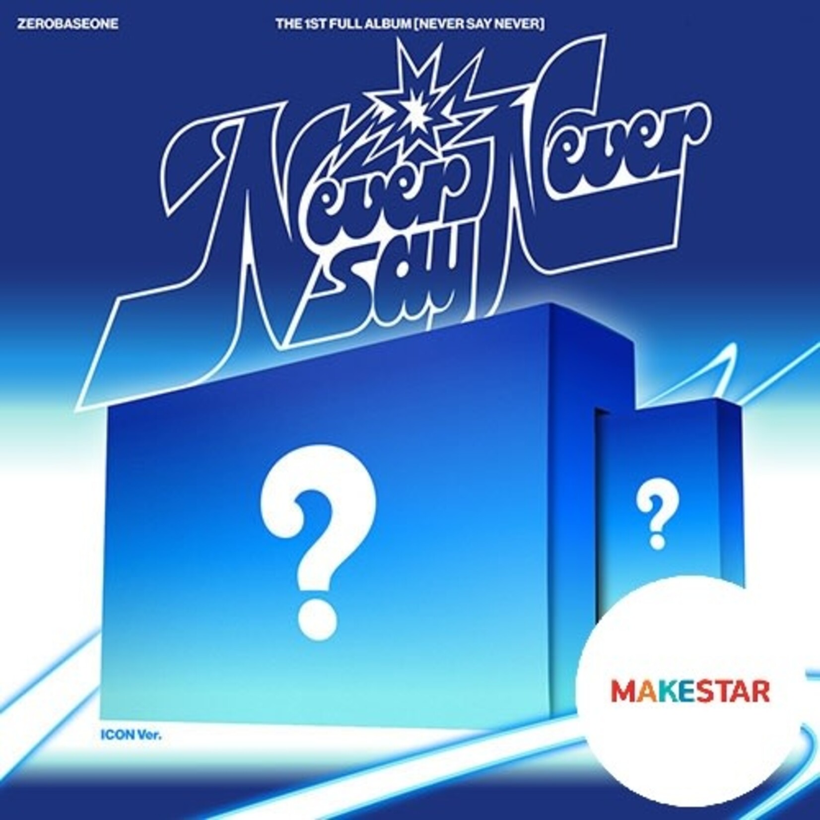 ZeroBaseOne ZEROBASEONE - THE 1ST FULL ALBUM [NEVER SAY NEVER] (PHOTOBOOK Ver.) + Random Photocard (MAKESTAR)