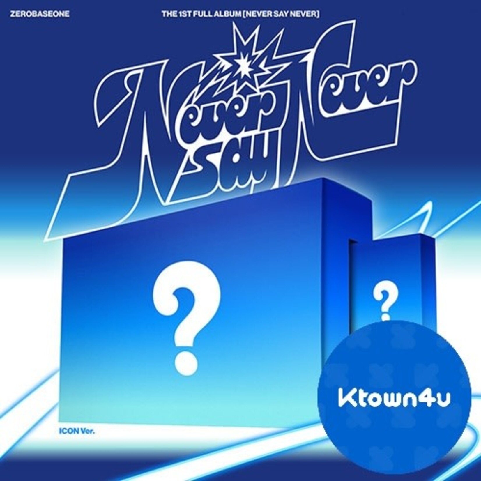 ZeroBaseOne ZEROBASEONE - THE 1ST FULL ALBUM [NEVER SAY NEVER] (PHOTOBOOK Ver.) + Random Photocard (KTOWN4U)