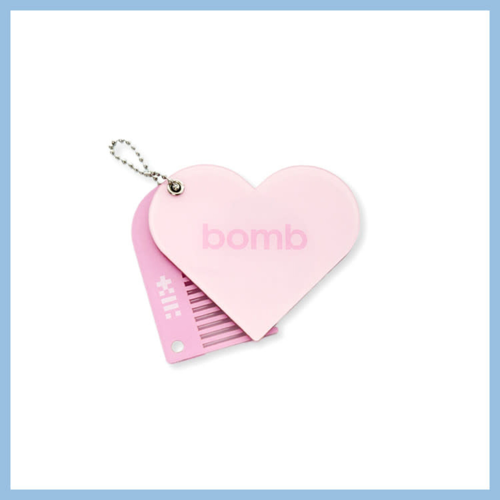 ILLIT ILLIT - ILLIT 3rd MINI ALBUM 'bomb' POP-UP STORE Merch MIRROR & COMB KEYRING