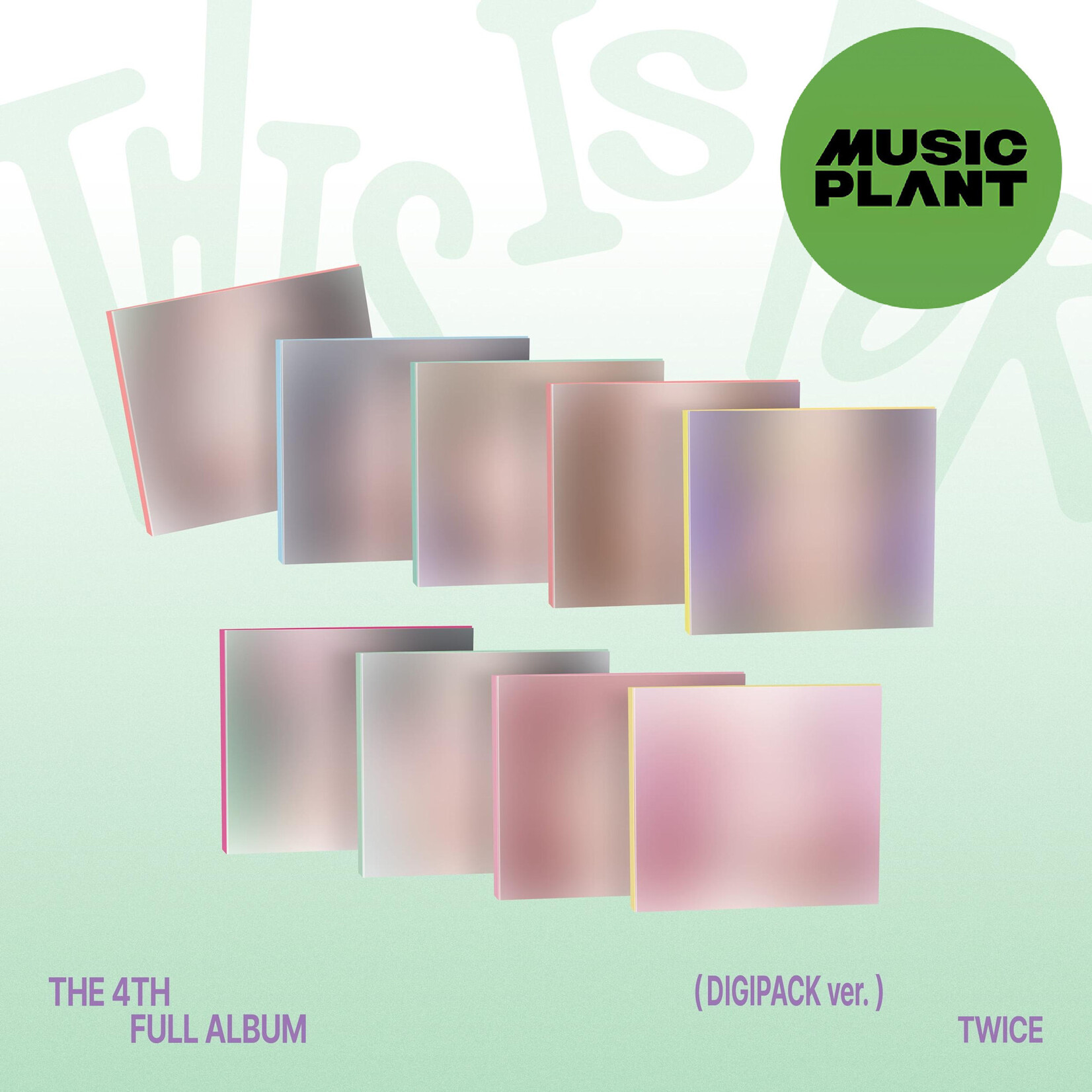 Twice TWICE - 4TH FULL ALBUM "THIS IS FOR" (DIGIPACK ver.) + Random Photocard (MUSICPLANT)