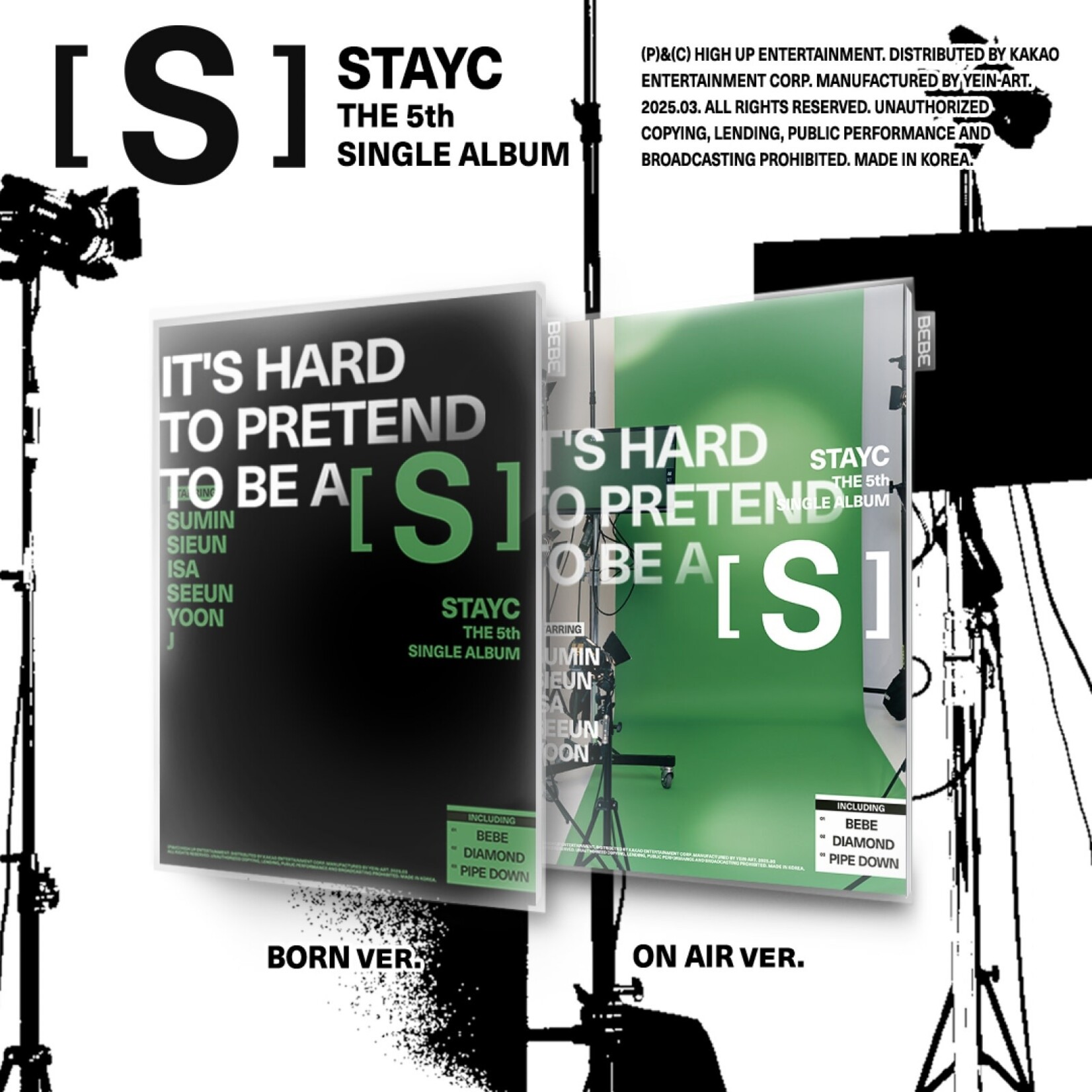 StayC [LUCKY DRAW 3] STAYC - The 5th SINGLE ALBUM [S] (2 Types Random ver) + Random Photocard (APPLE MUSIC)
