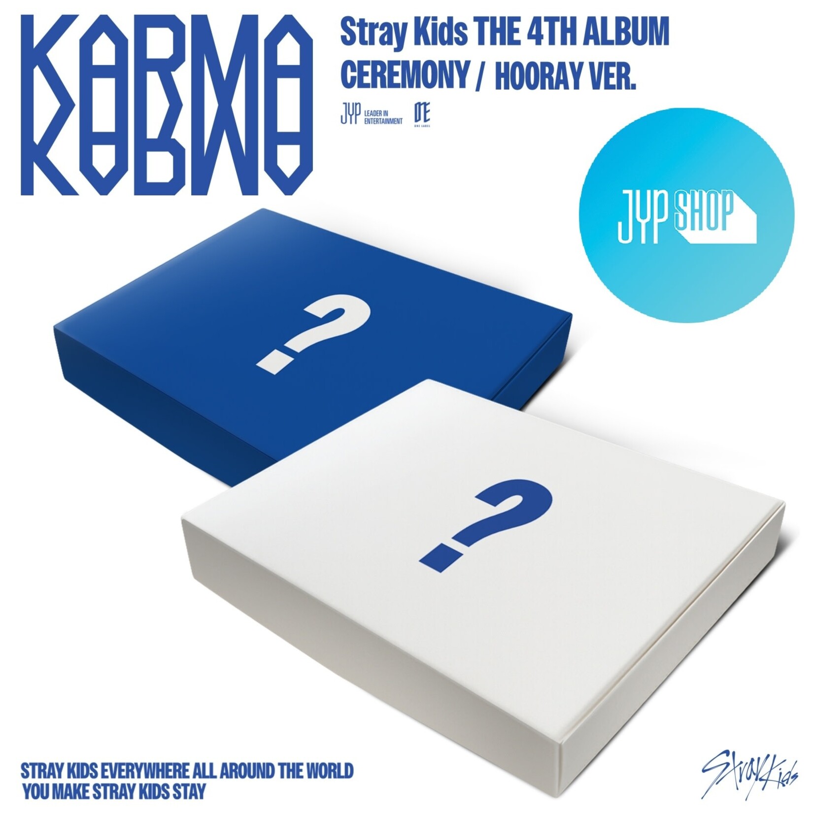 Stray Kids Stray Kids - 4TH ALBUM [KARMA] (Photobook Ver.) + Random Photocard (FANS SHOP)
