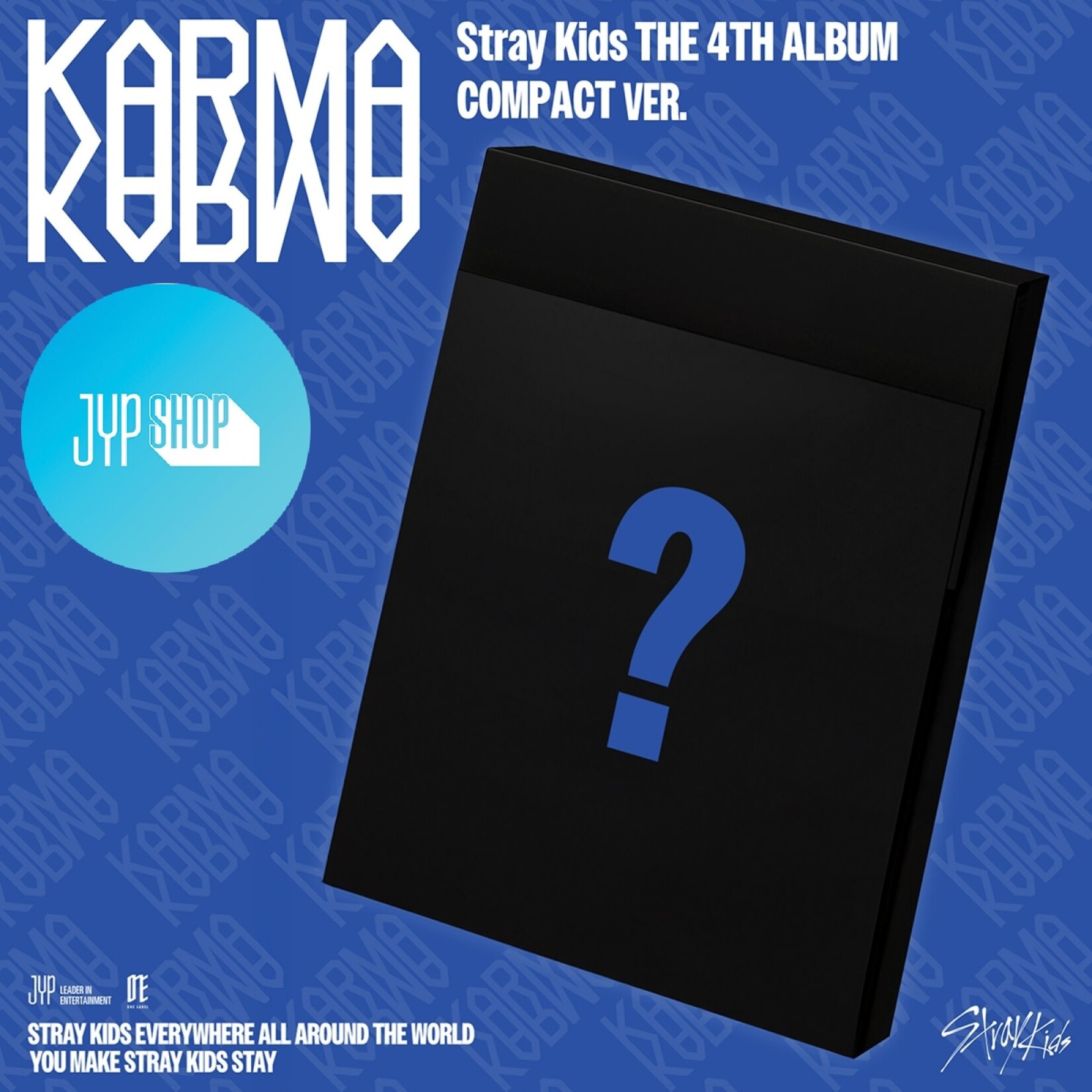 Stray Kids Stray Kids - 4TH ALBUM [KARMA] (COMPACT VER.) + Random Photocard (FANS SHOP)