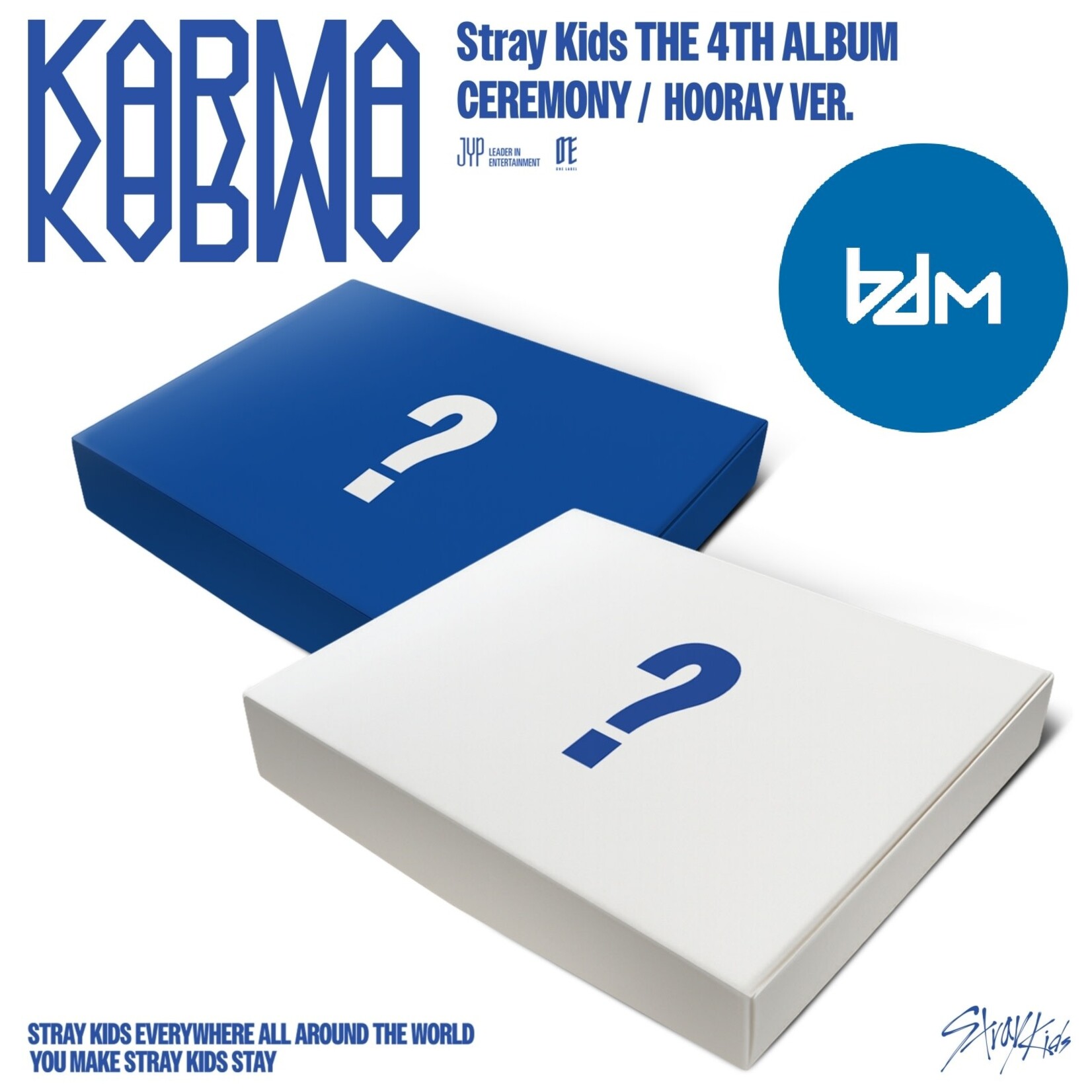 Stray Kids Stray Kids - 4TH ALBUM [KARMA] (Photobook Ver.) + Random Photocard (BDM)