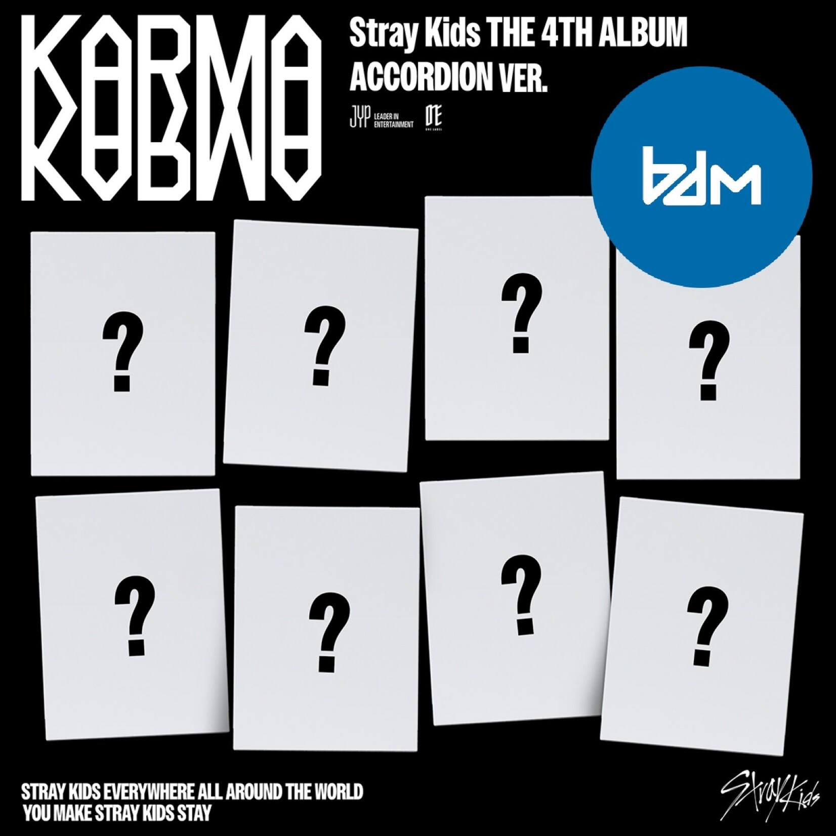 Stray Kids Stray Kids - 4TH ALBUM [KARMA] (ACCORDION VER.) + Random Photocard (BDM)