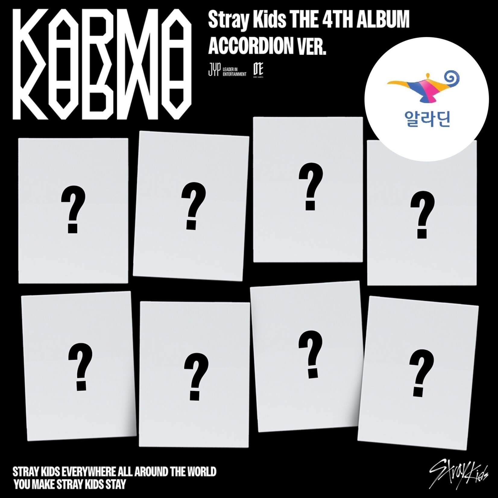 Stray Kids Stray Kids - 4TH ALBUM [KARMA] (ACCORDION VER.) + Random Photocard (ALADIN)