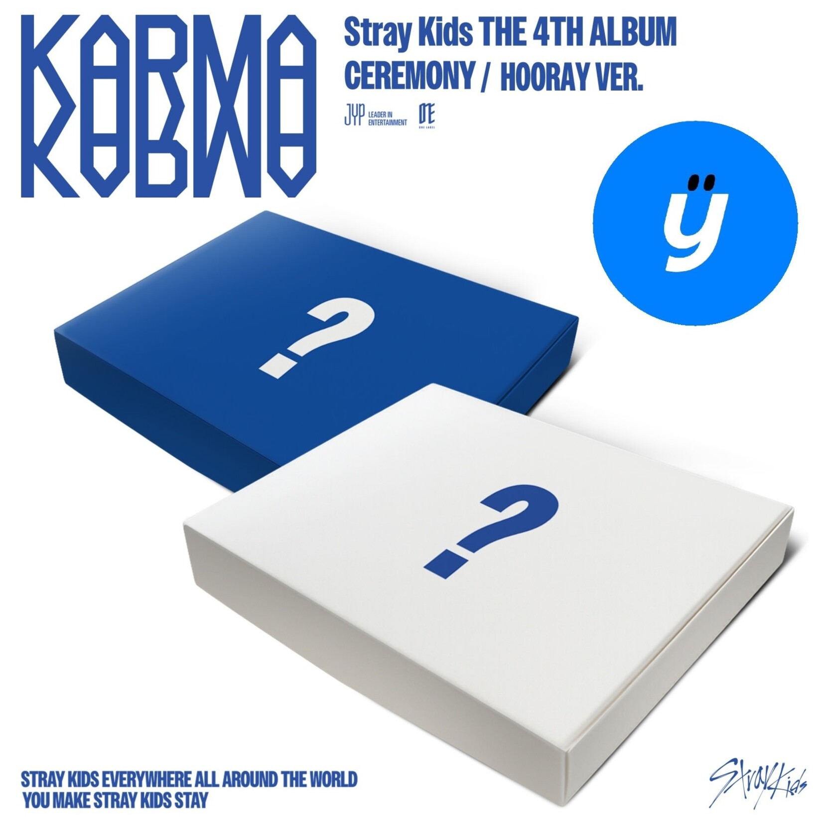 Stray Kids Stray Kids - 4TH ALBUM [KARMA] (Photobook Ver.) + Random Photocard (YES24)