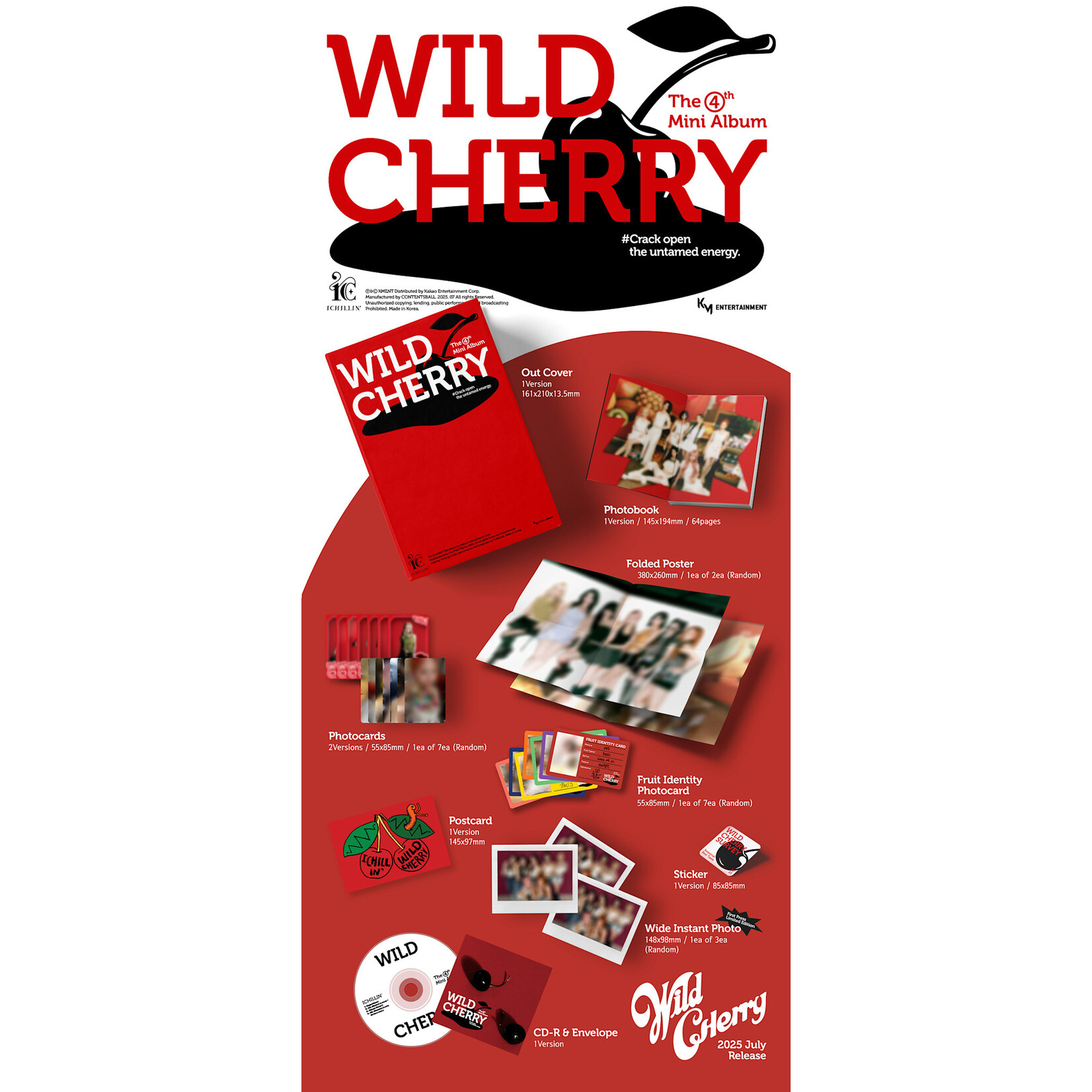 ICHILLIN' ICHILLIN’ - 4TH MINI ALBUM [WILD CHERRY]
