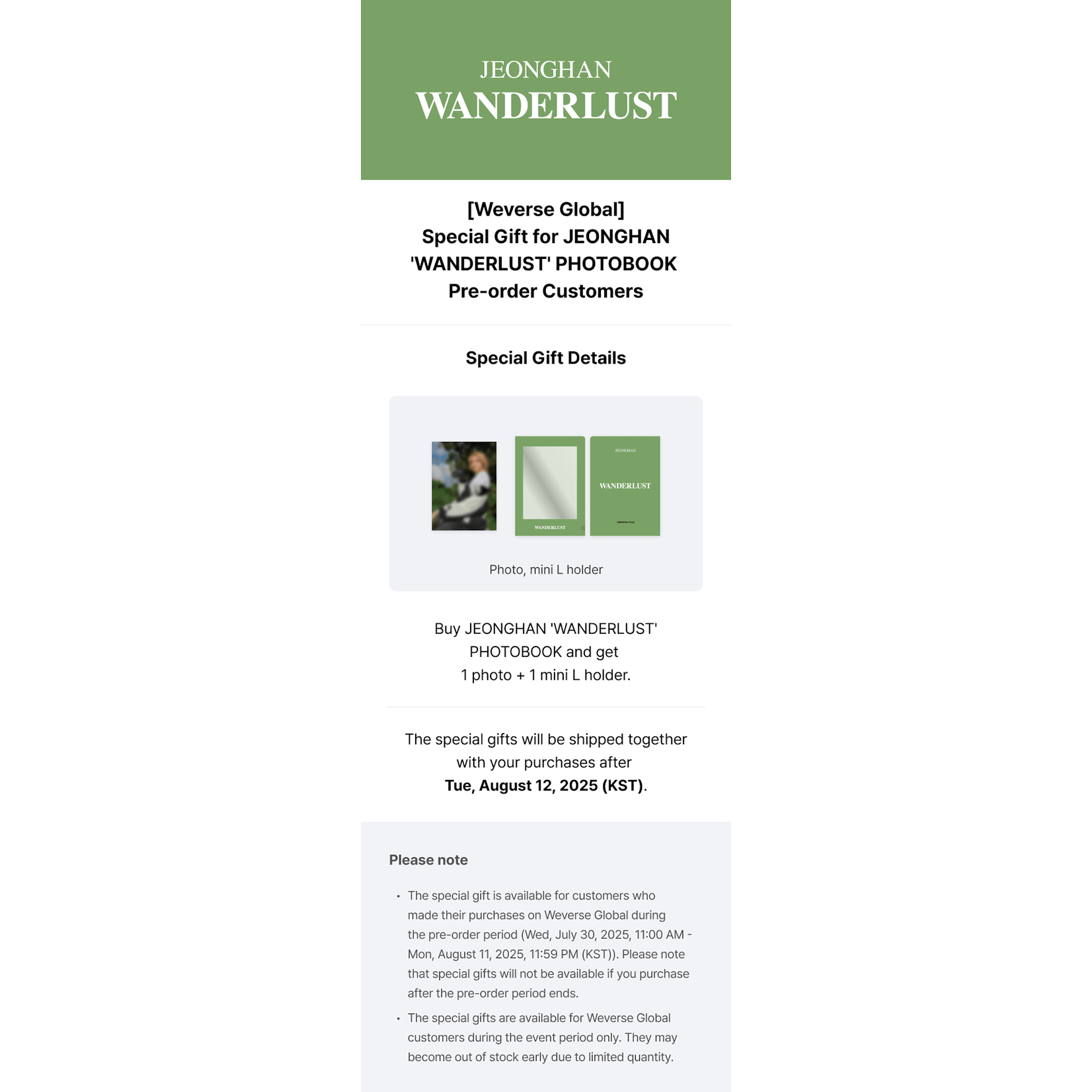 Seventeen SEVENTEEN - JEONGHAN 'WANDERLUST' PHOTOBOOK + Weverse Gift (WS)