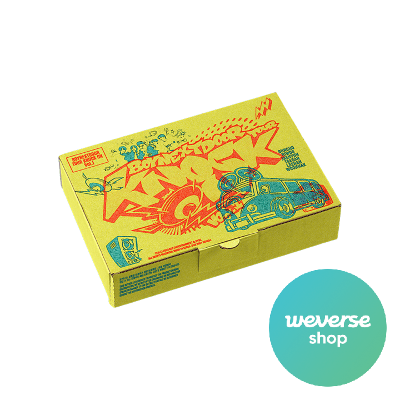 BoyNextDoor BOYNEXTDOOR - BOYNEXTDOOR TOUR 'KNOCK ON Vol.1' + Weverse Gift (WS)