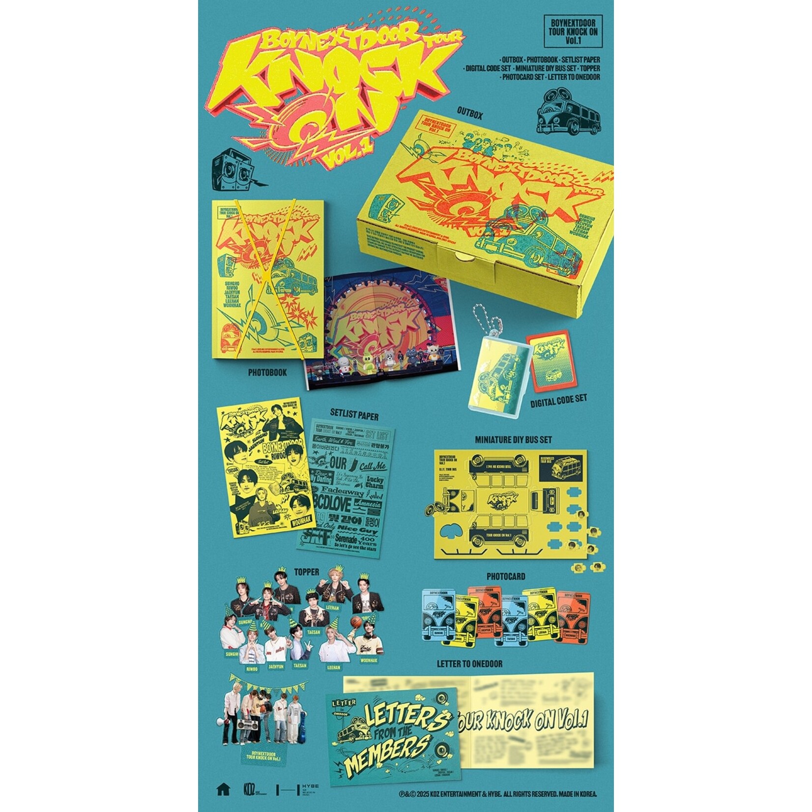 BoyNextDoor BOYNEXTDOOR - BOYNEXTDOOR TOUR 'KNOCK ON Vol.1' + Weverse Gift (WS)