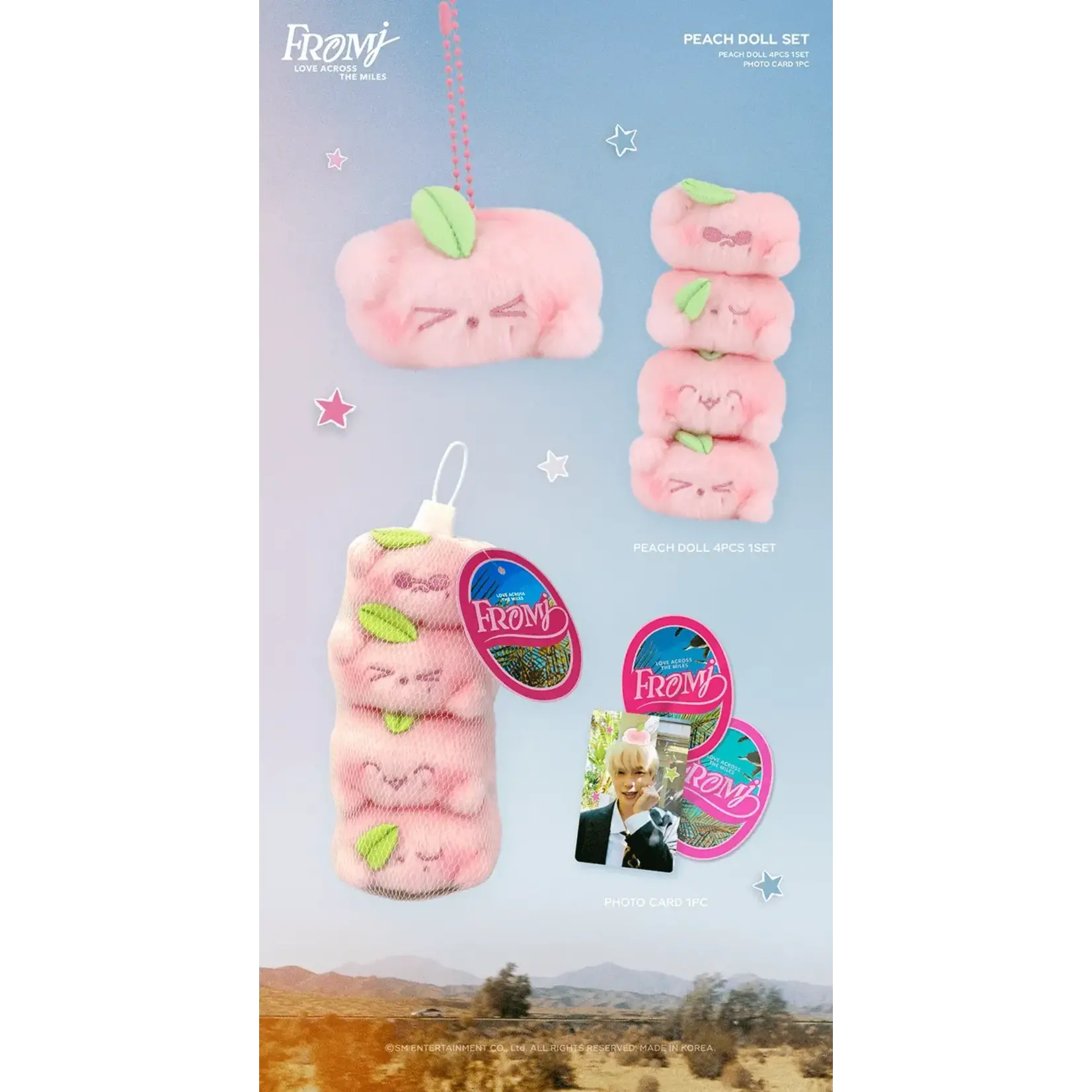 NCT JAEHYUN (NCT 127) - THE 1ST PHOTOBOOK [FROM J : LOVE ACROSS THE MILES] MD PEACH DOLL SET