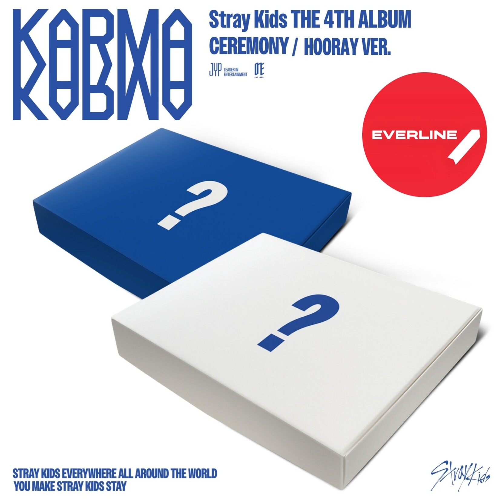 Stray Kids Stray Kids - 4TH ALBUM [KARMA] (Photobook Ver.) + Random Photocard (EVERLINE)