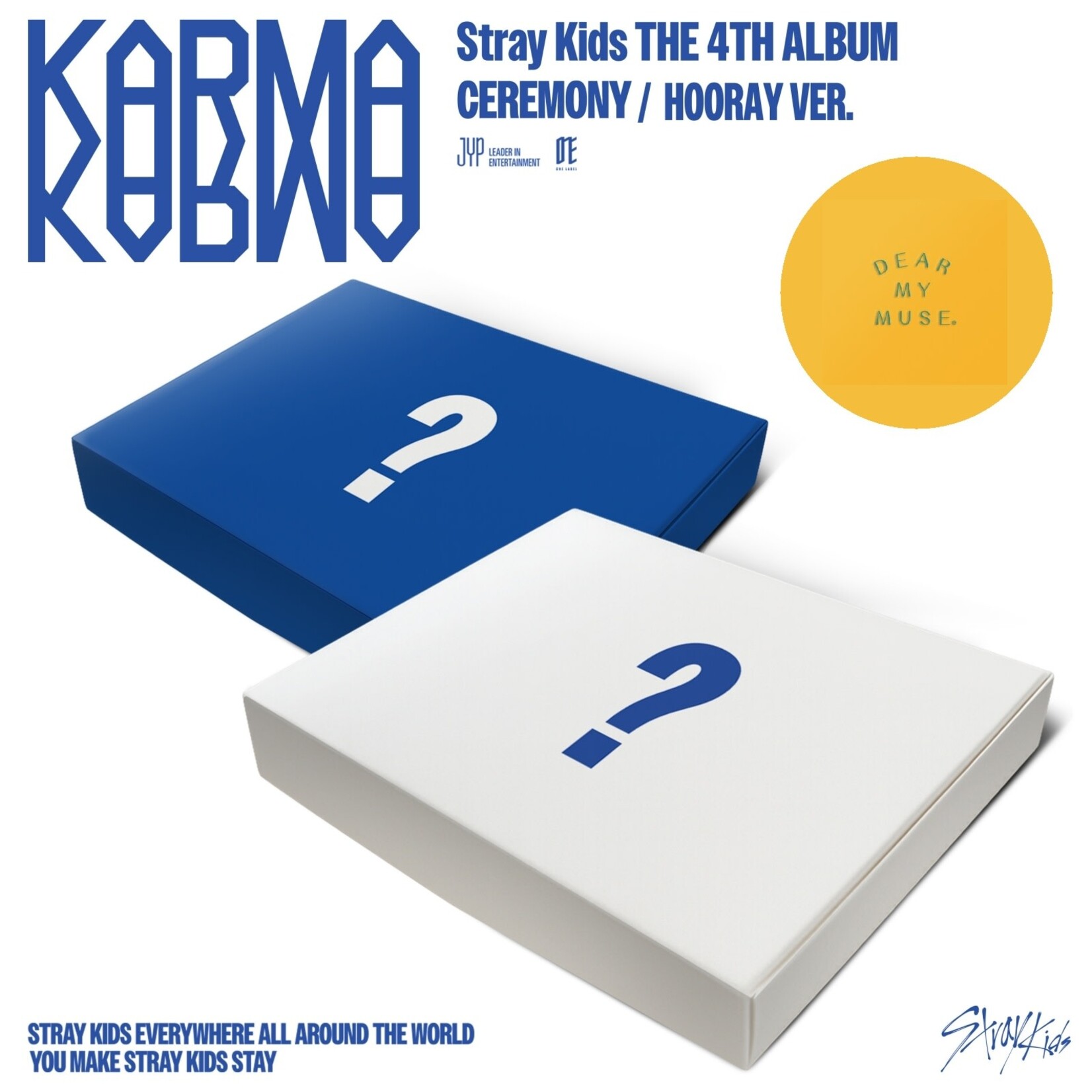 Stray Kids Stray Kids - 4TH ALBUM [KARMA] (Photobook Ver.) + Random Photocard (DEAR MY MUSE)