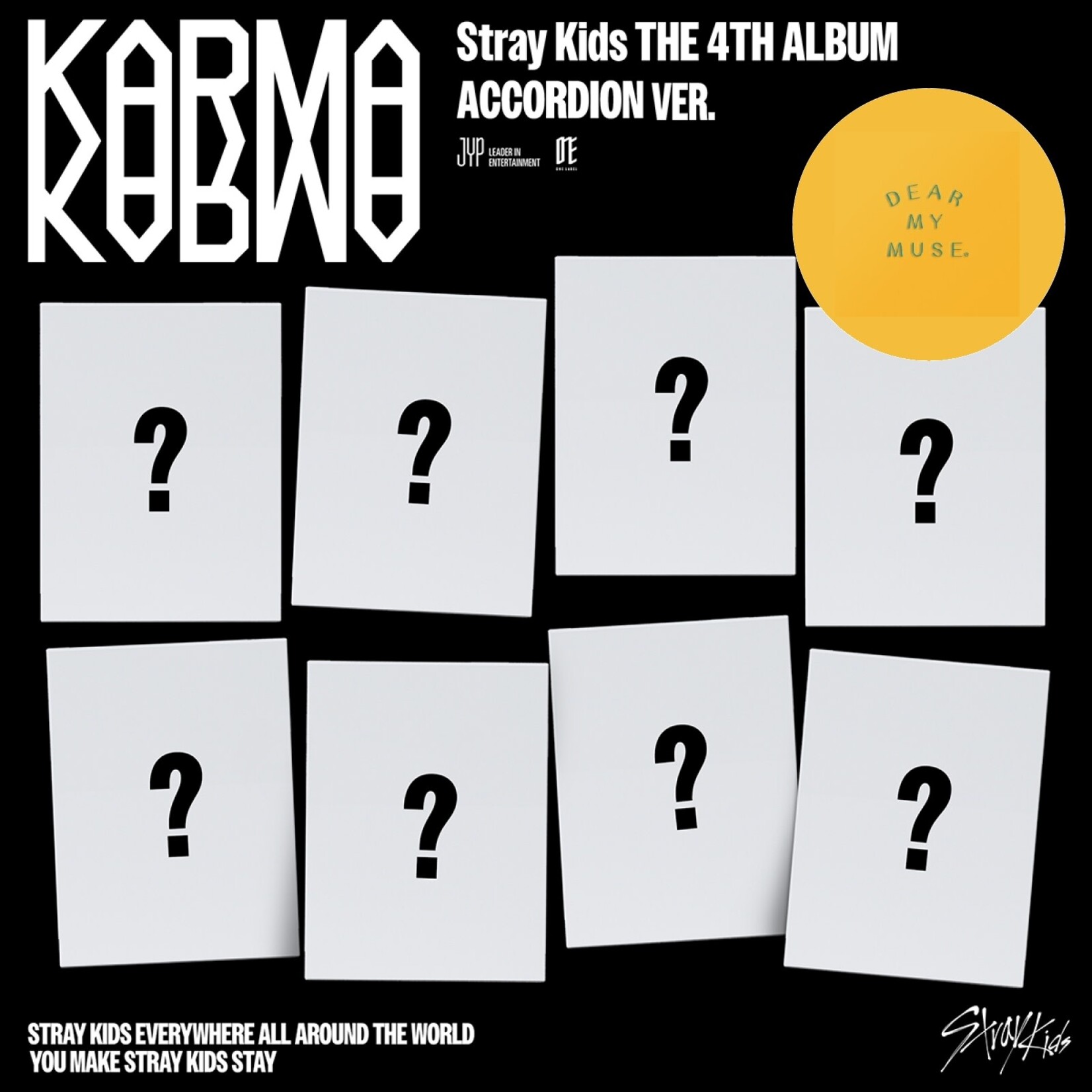 Stray Kids Stray Kids - 4TH ALBUM [KARMA] (ACCORDION VER.) + Random Photocard (DEAR MY MUSE)