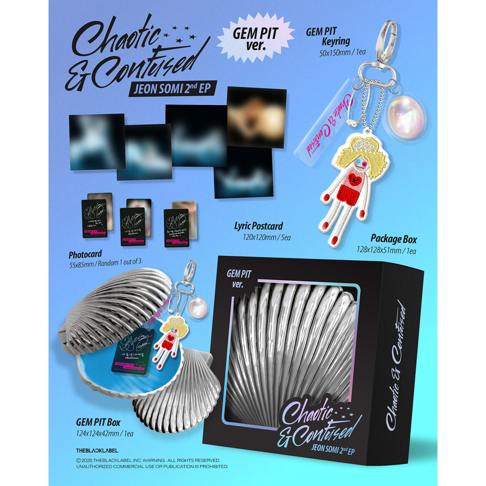 Jeon Somi JEON SOMI - 2nd EP ALBUM [Chaotic & Confused] (GEM PIT ver.)