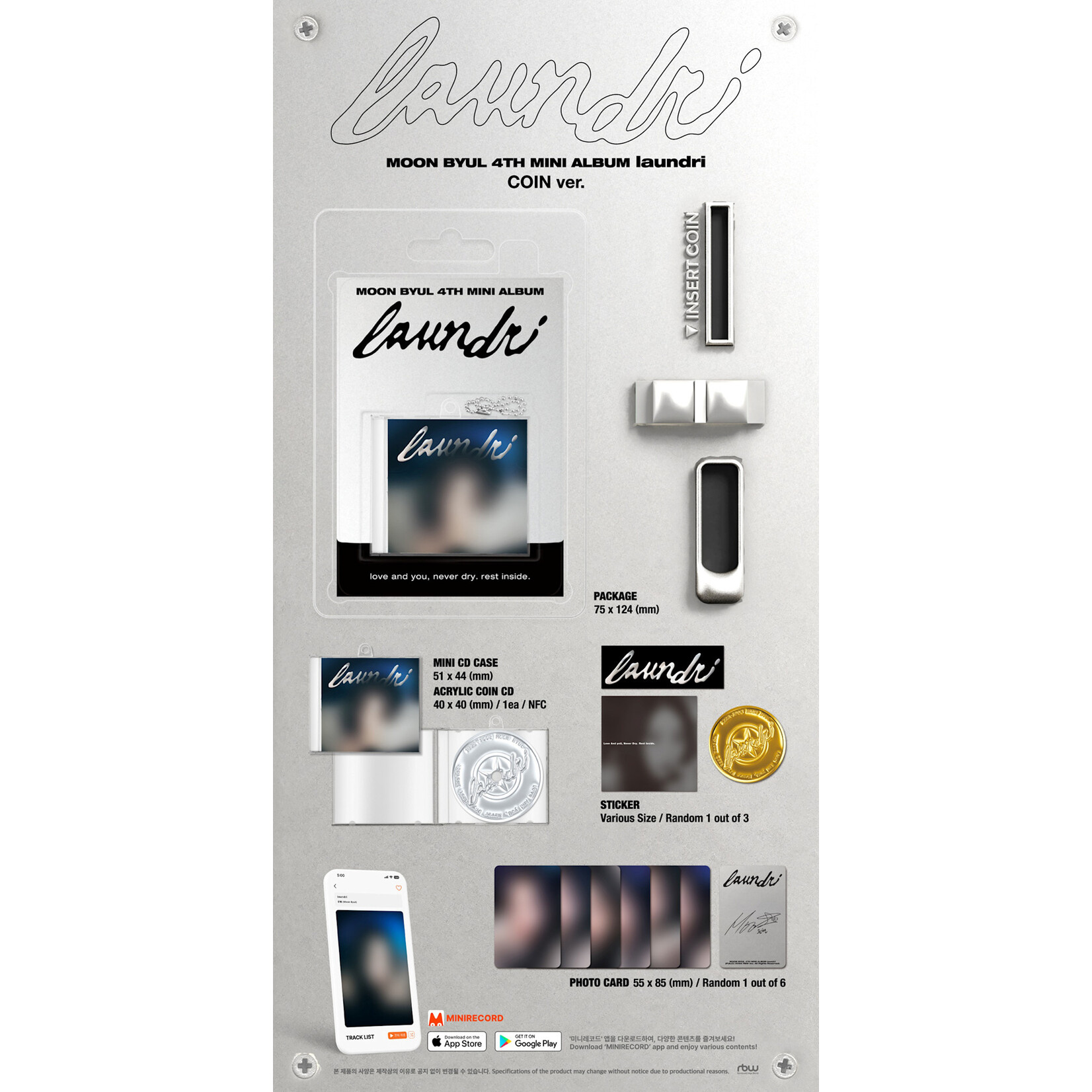 Mamamoo Moon Byul - 4TH MINI ALBUM [laundri] (COIN ver.)