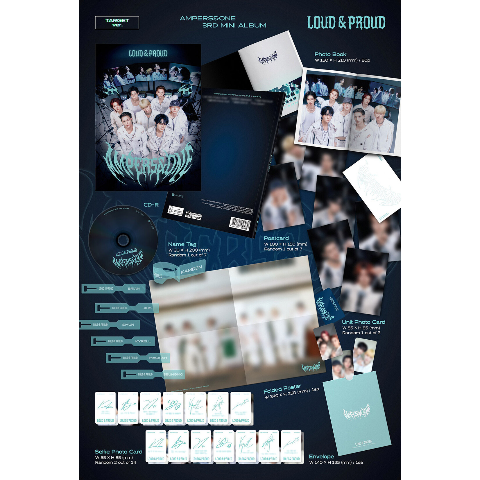 AMPERS&ONE AMPERS&ONE - 3rd Mini Album [LOUD & PROUD] (Photobook ver.)
