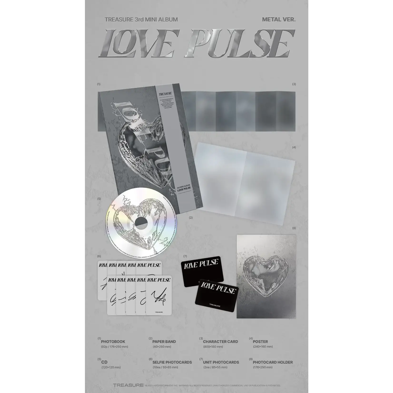 Treasure TREASURE - 3rd MINI ALBUM [LOVE PULSE] (Photobook Ver.)