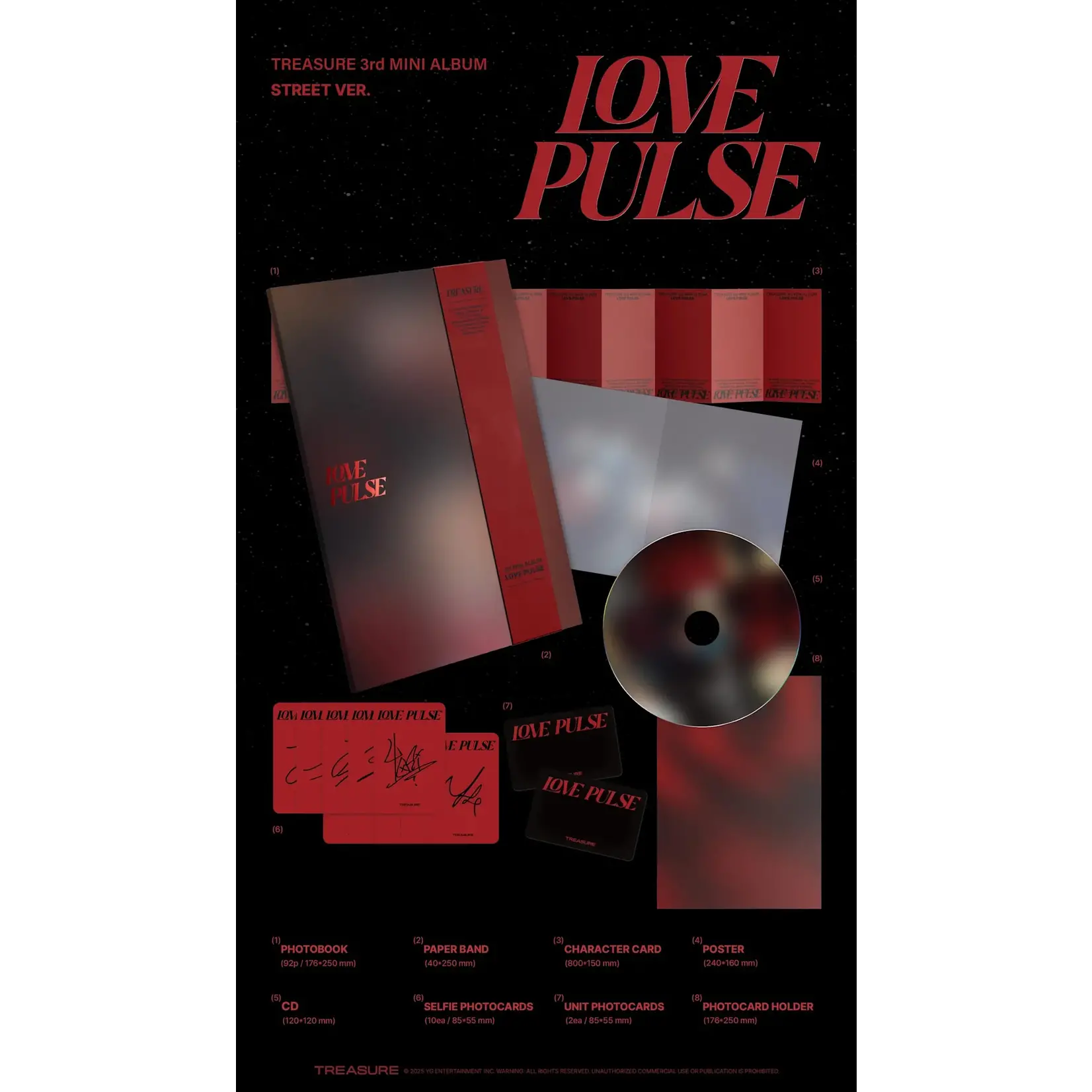 Treasure TREASURE - 3rd MINI ALBUM [LOVE PULSE] (Photobook Ver.)