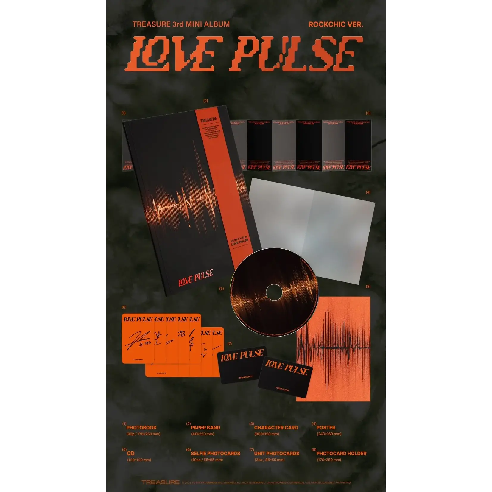 Treasure TREASURE - 3rd MINI ALBUM [LOVE PULSE] (Photobook Ver.)