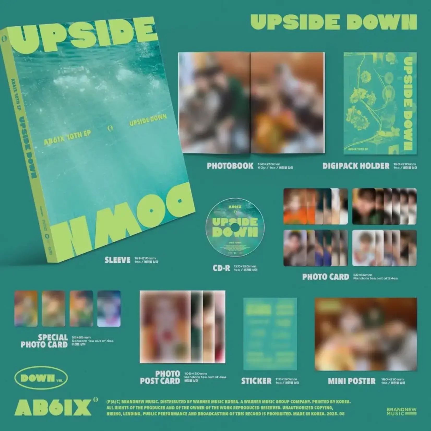 AB6IX AB6IX - 10TH EP [UPSIDE DOWN] [Photobook VER.] (Photobook Ver.)