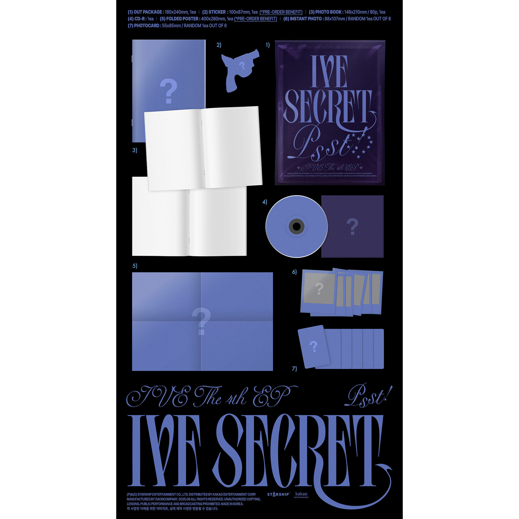 Ive IVE - THE 4TH EP [IVE SECRET] (Photobook Ver.)