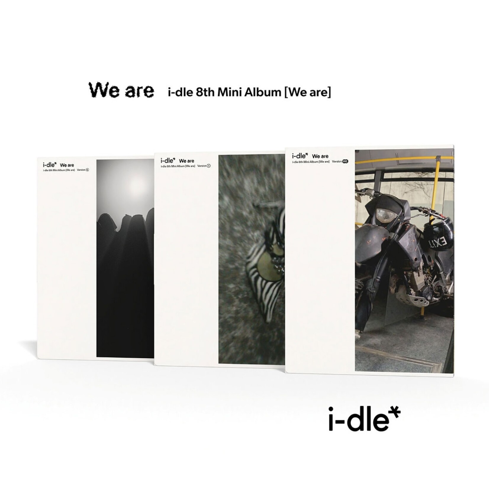 i-dle* i-dle (아이들) - 8TH MINI ALBUM [We are] (Photobook Ver.) + Random VIDEO CALL Photocard (HELLO LIVE)