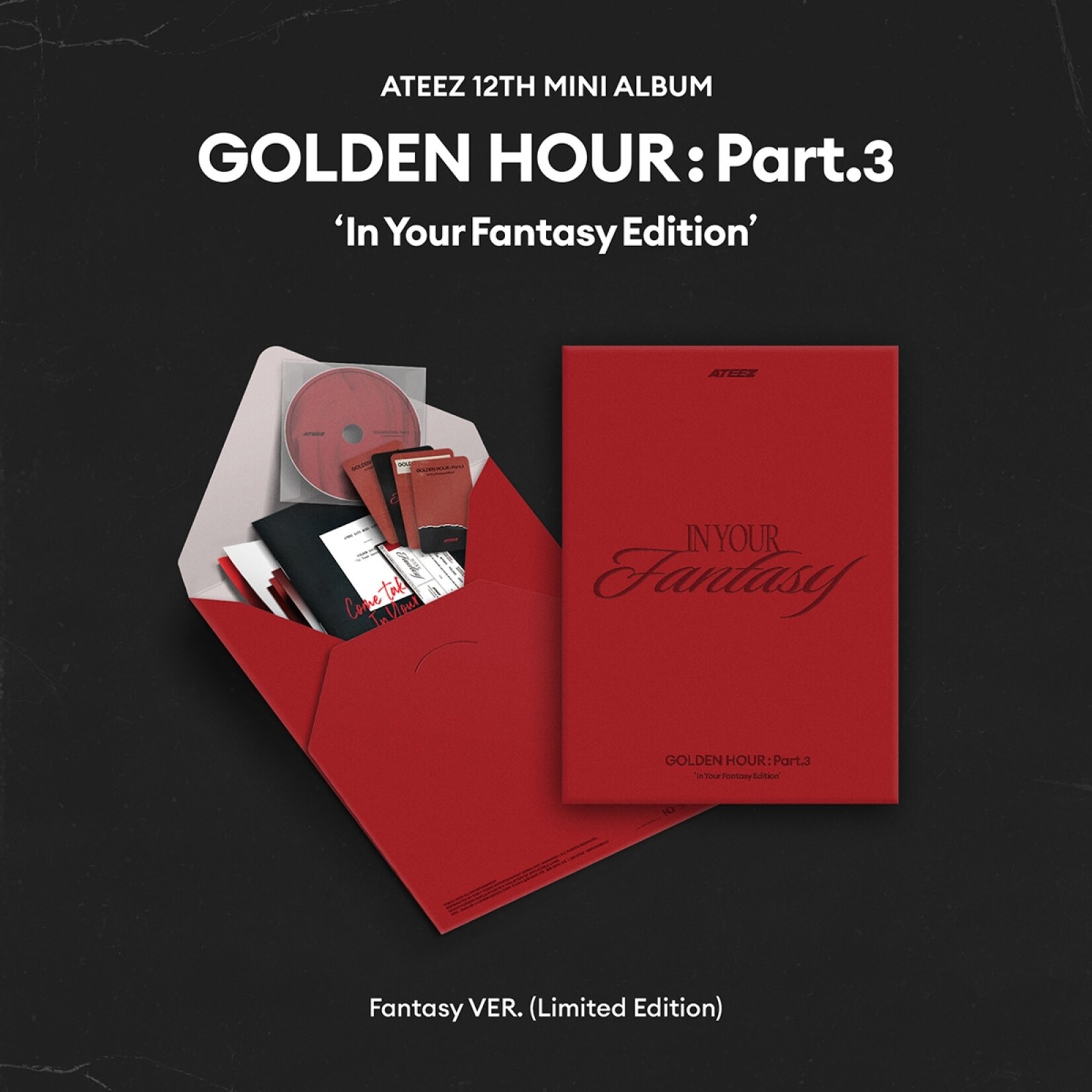 ATEEZ ATEEZ - 12TH MINI ALBUM [GOLDEN HOUR : PART.3 IN YOUR FANTASY EDITION] (LIMITED)