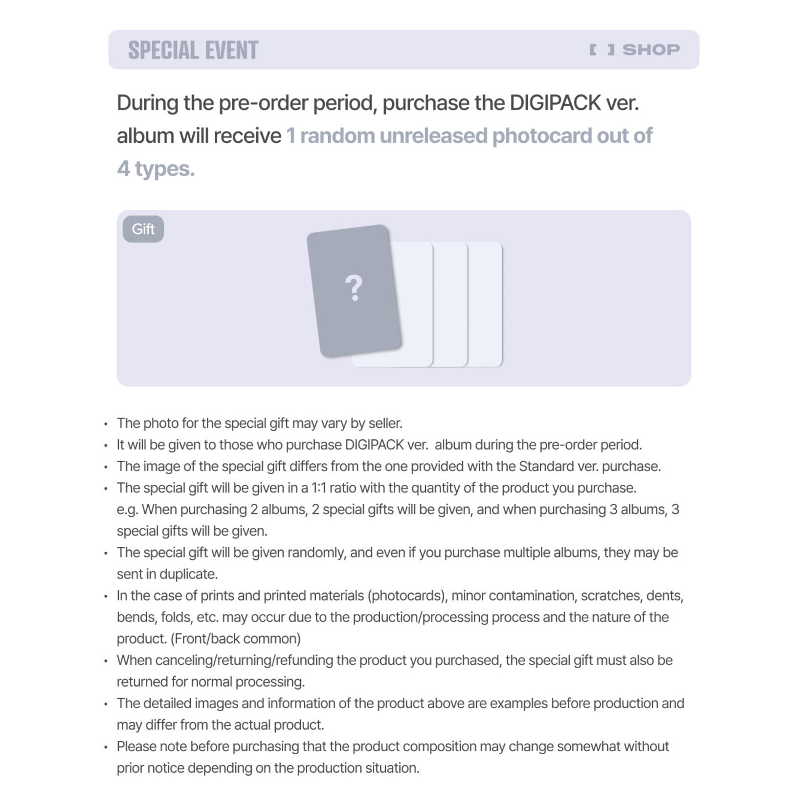 Twice CHAEYOUNG - LIL FANTASY vol.1 (Sparkle ver.) + Random Photocard (FANS SHOP)