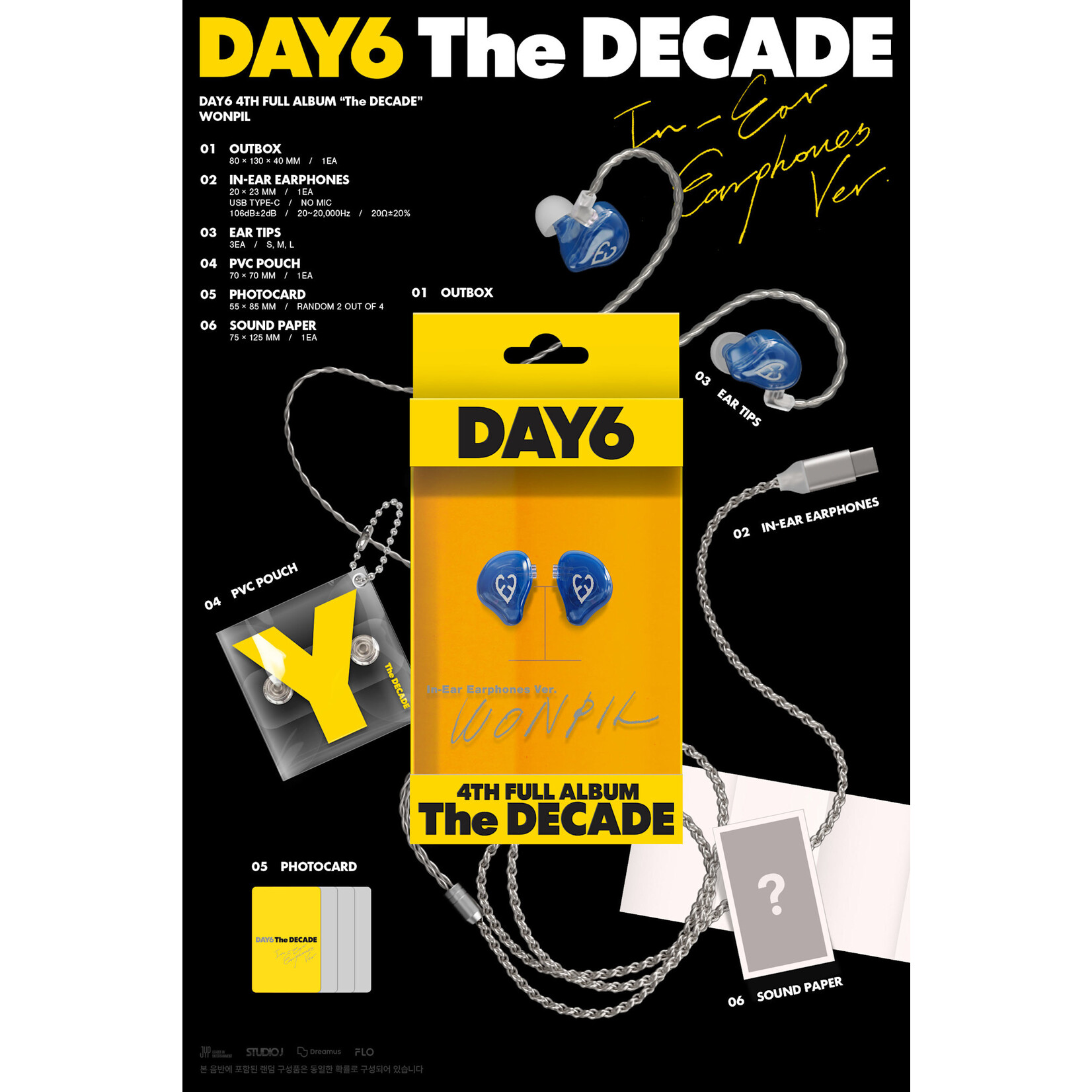 DAY6 DAY6 - The DECADE (IN-EAR EARPHONES VER.)
