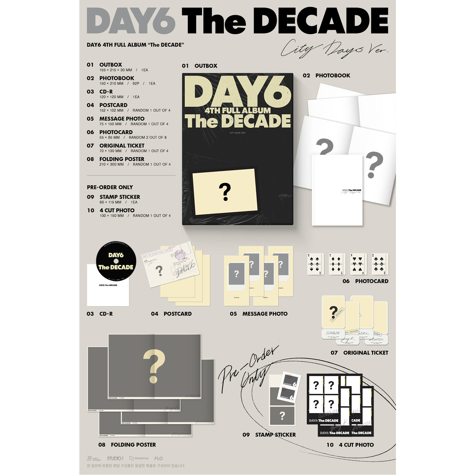 DAY6 DAY6 - The DECADE (Photobook Ver.) + Random Photocard (APPLE MUSIC)