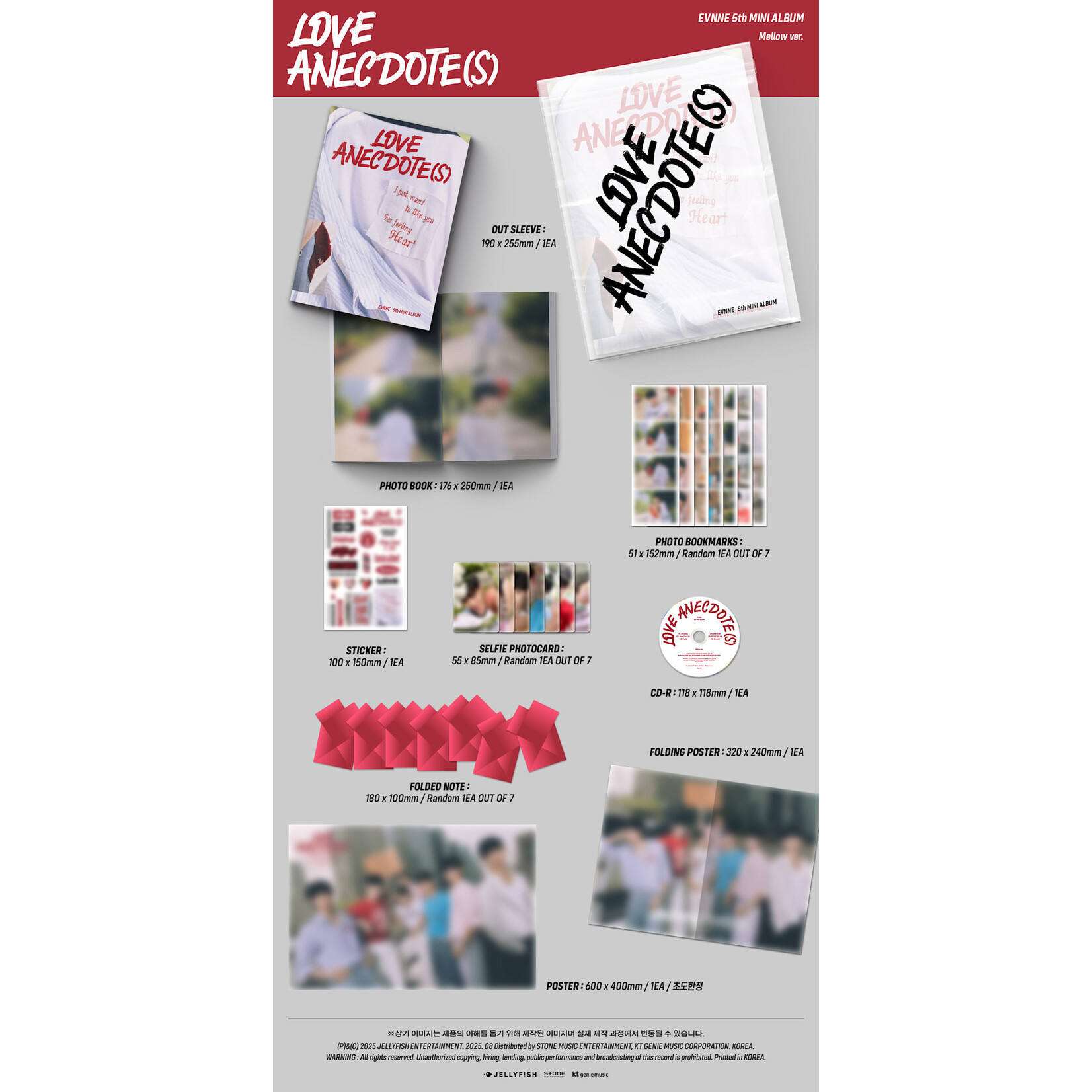 EVNNE EVNNE - 5th Mini Album [LOVE ANECDOTE(S)] (Photoobook Ver.) + Random Photocard (SW)