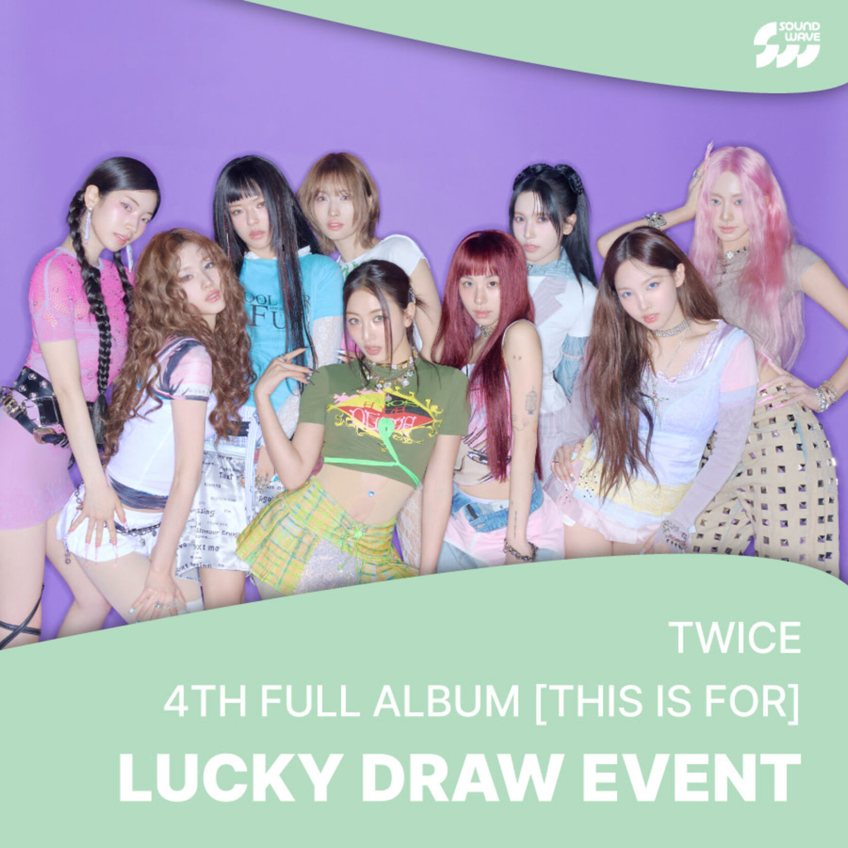 Twice [Lucky Draw] TWICE - 4th Full Album [THIS IS FOR] (Photobook ver.) + Random Photocard (SW)