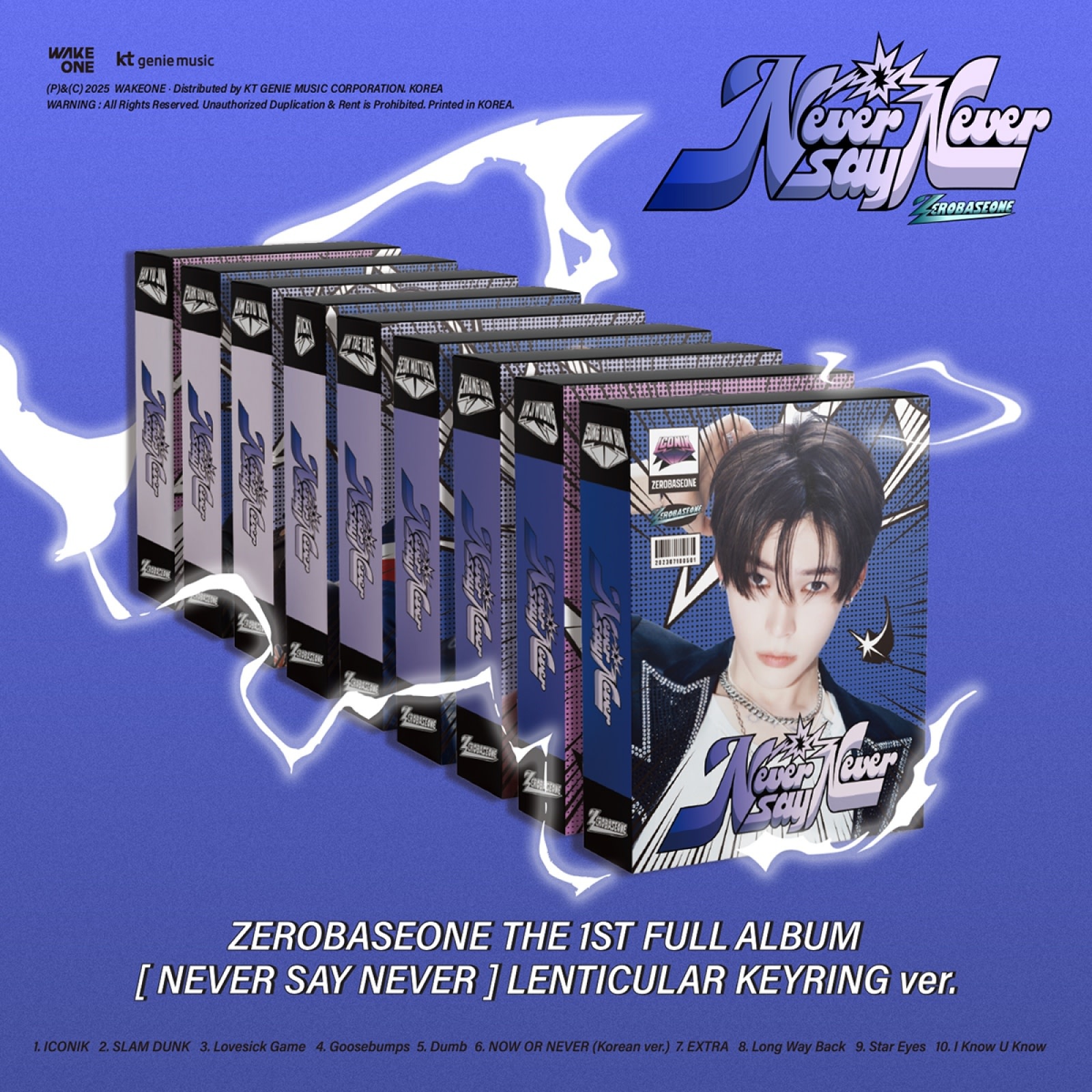 ㄹ나　ZEROBASEONE アルバム ZEROBASEONE - THE 1ST FULL ALBUM [NEVER SAY NEVER] (LENTICULAR